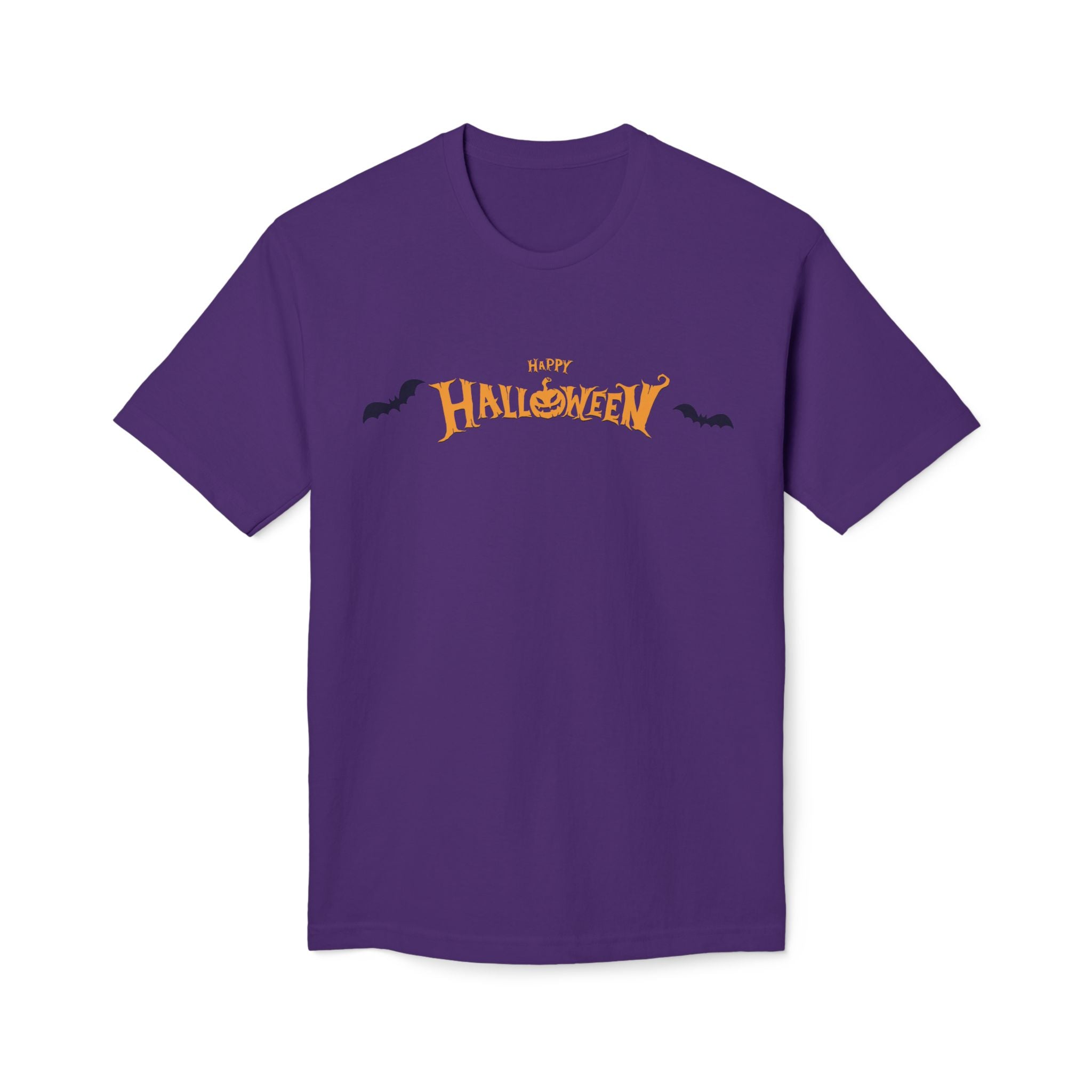 Halloween with Bats | Unisex Midweight T-shirt, Made in US