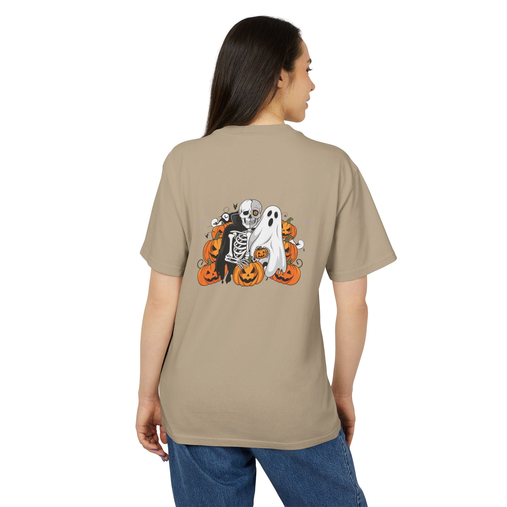 Halloween with Bats | Unisex Heavy Faded Tee