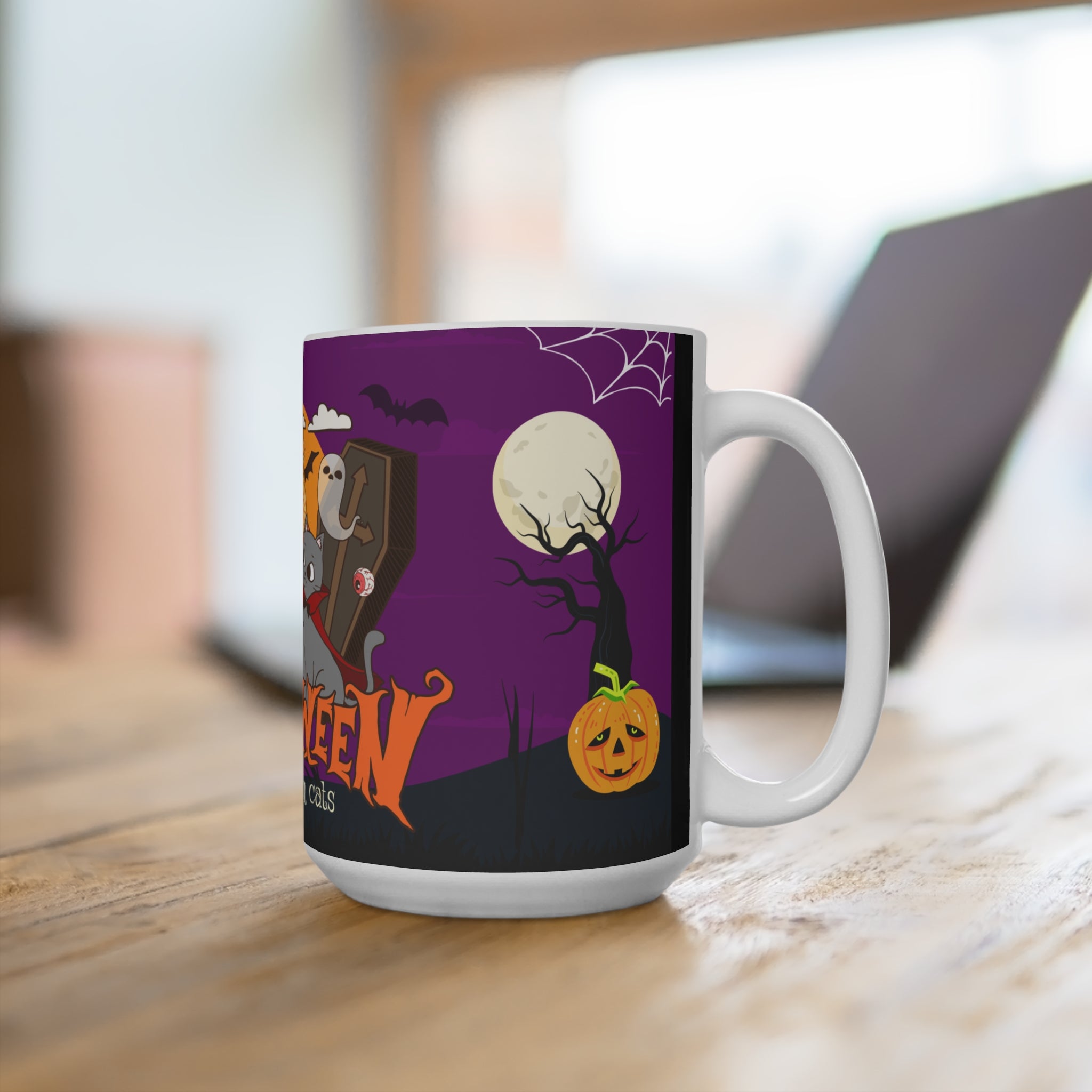 Happy Halloween in Better with Cats | Mug
