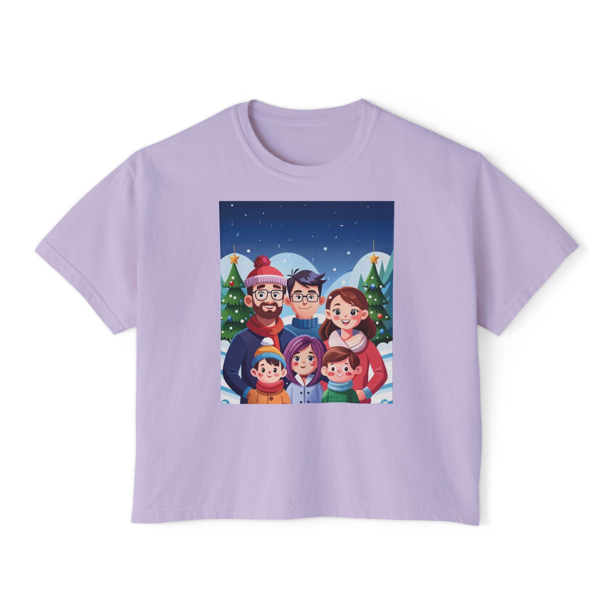 HAPPY CHRISTMAS DAY Women's Boxy Tee