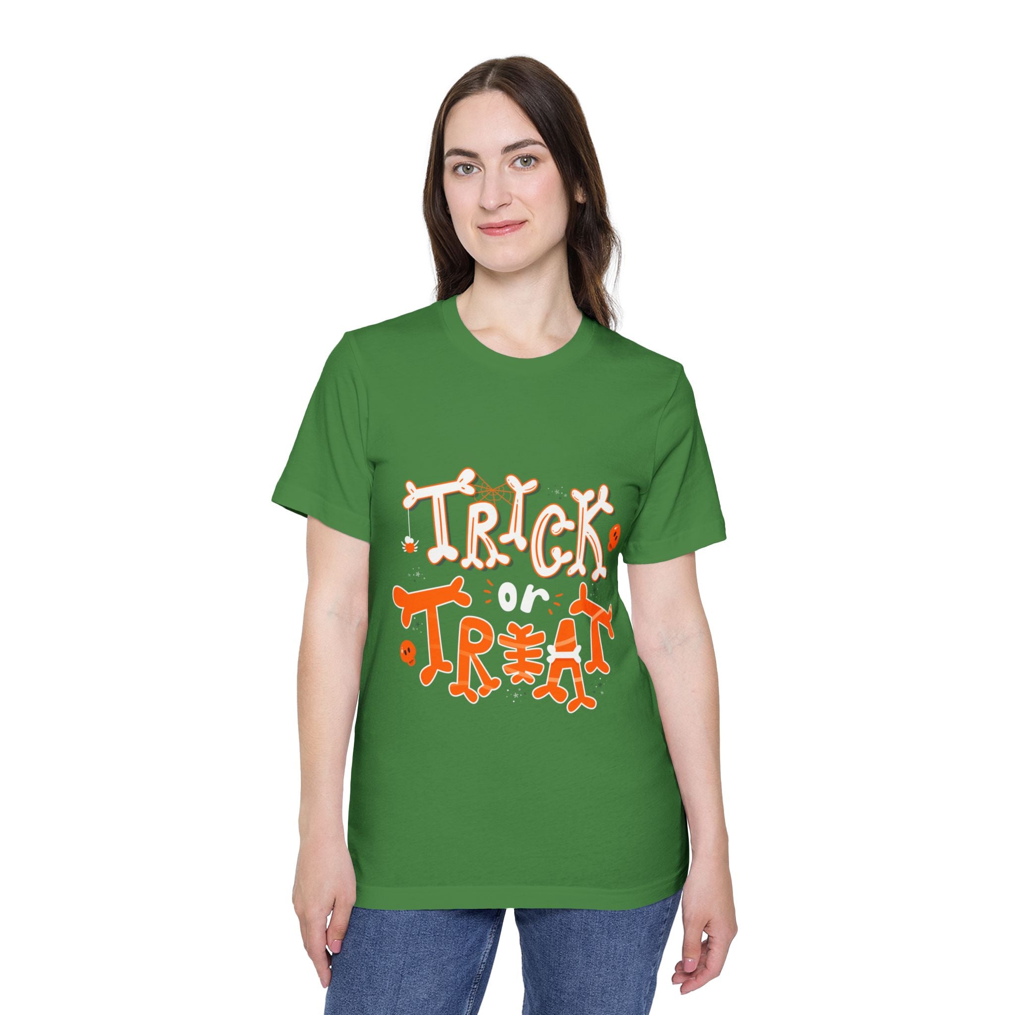 Halloween Trick or Treat | USA-Made Unisex Short-Sleeve Jersey T-Shirt