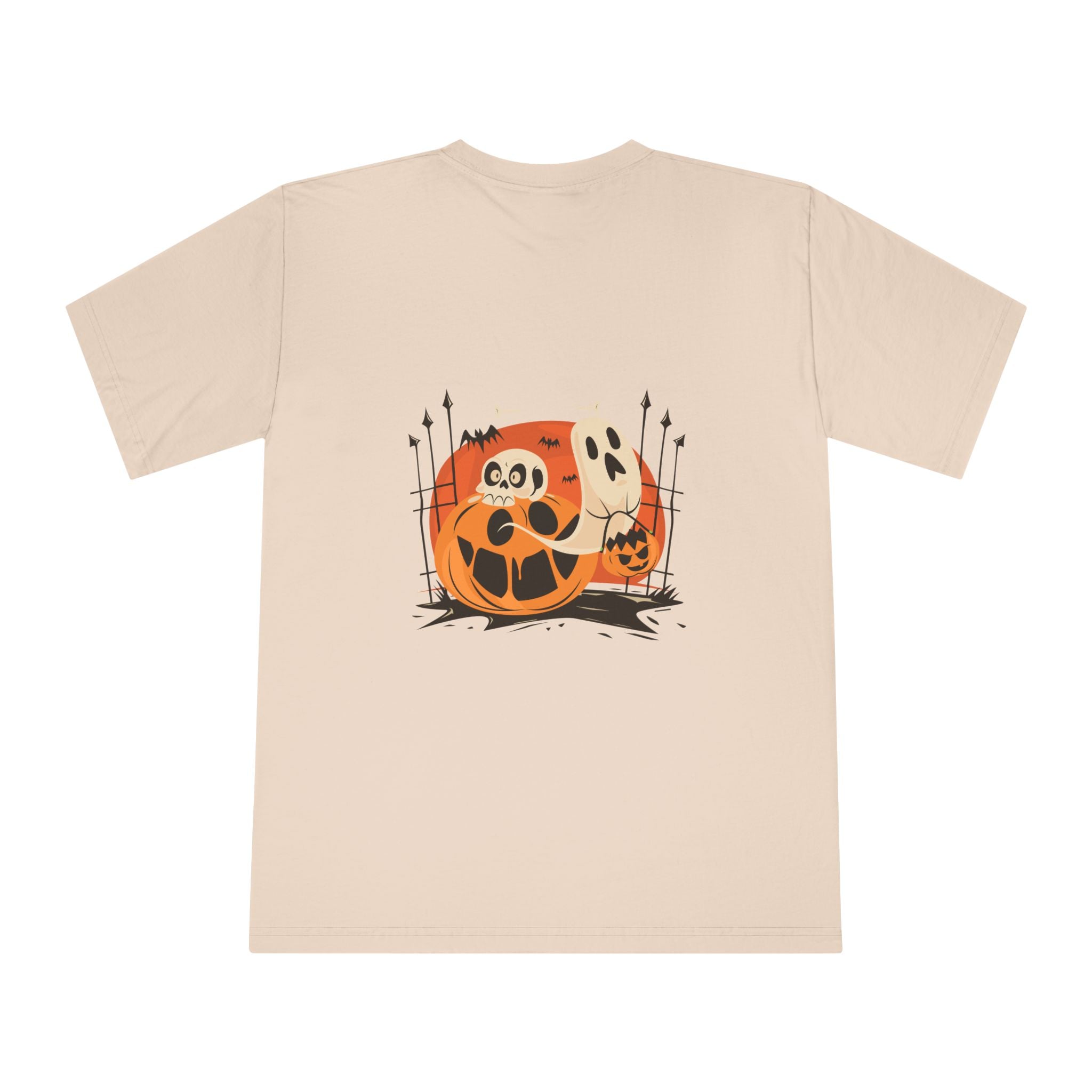 Halloween with Pumpkins | Unisex Classic Crewneck T-Shirt