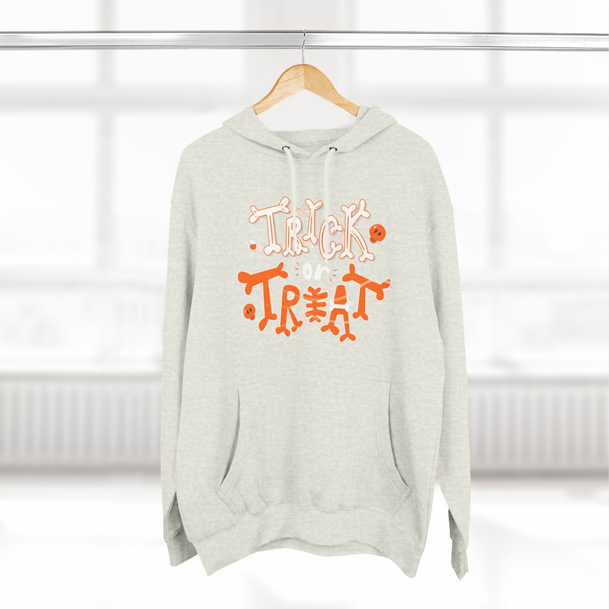 Halloween Trick or Treat | Three-Panel Fleece Hoodie