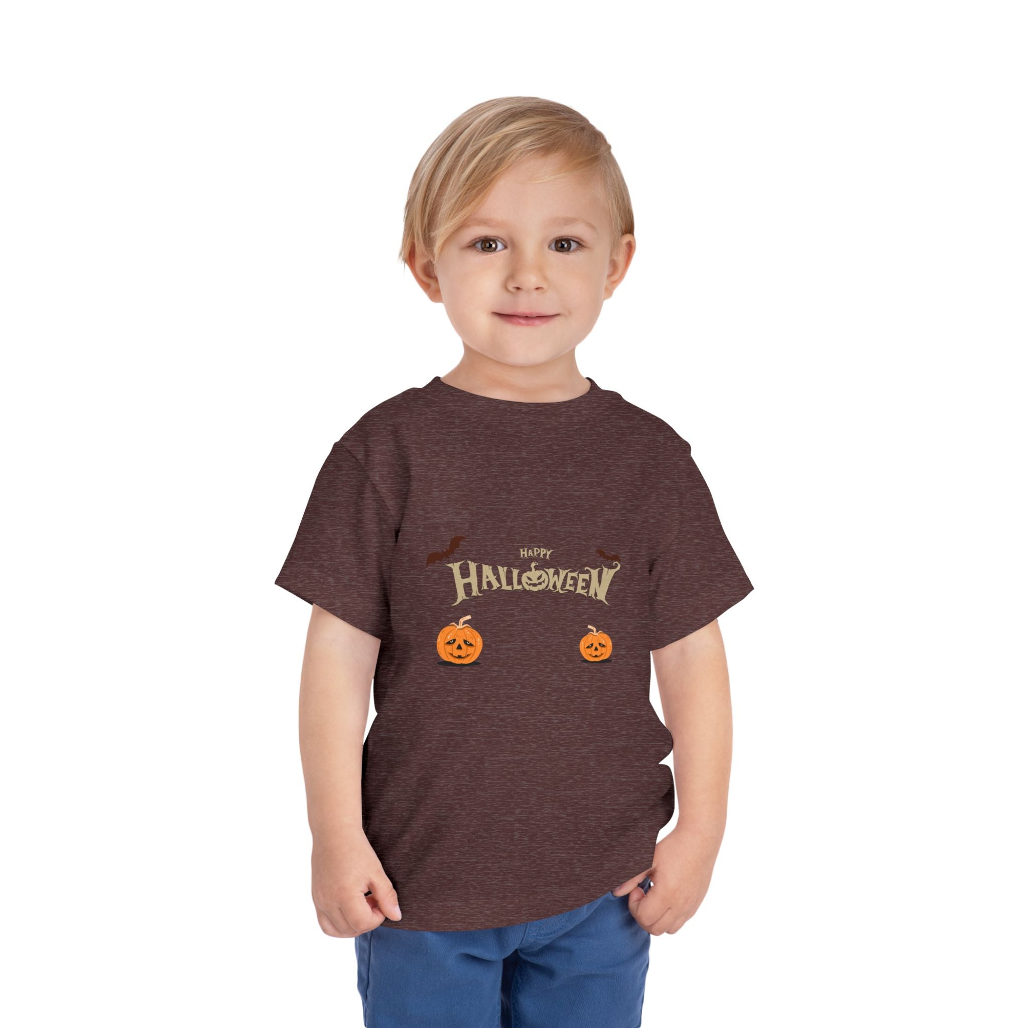 Halloween with Pumpkins | Toddler Short Sleeve Tee