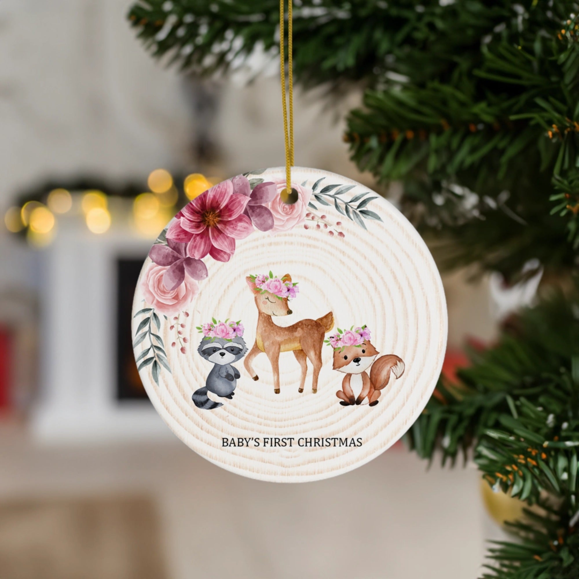 Baby’s First Christmas | Adorable Holiday Keepsake | Ceramic Ornament