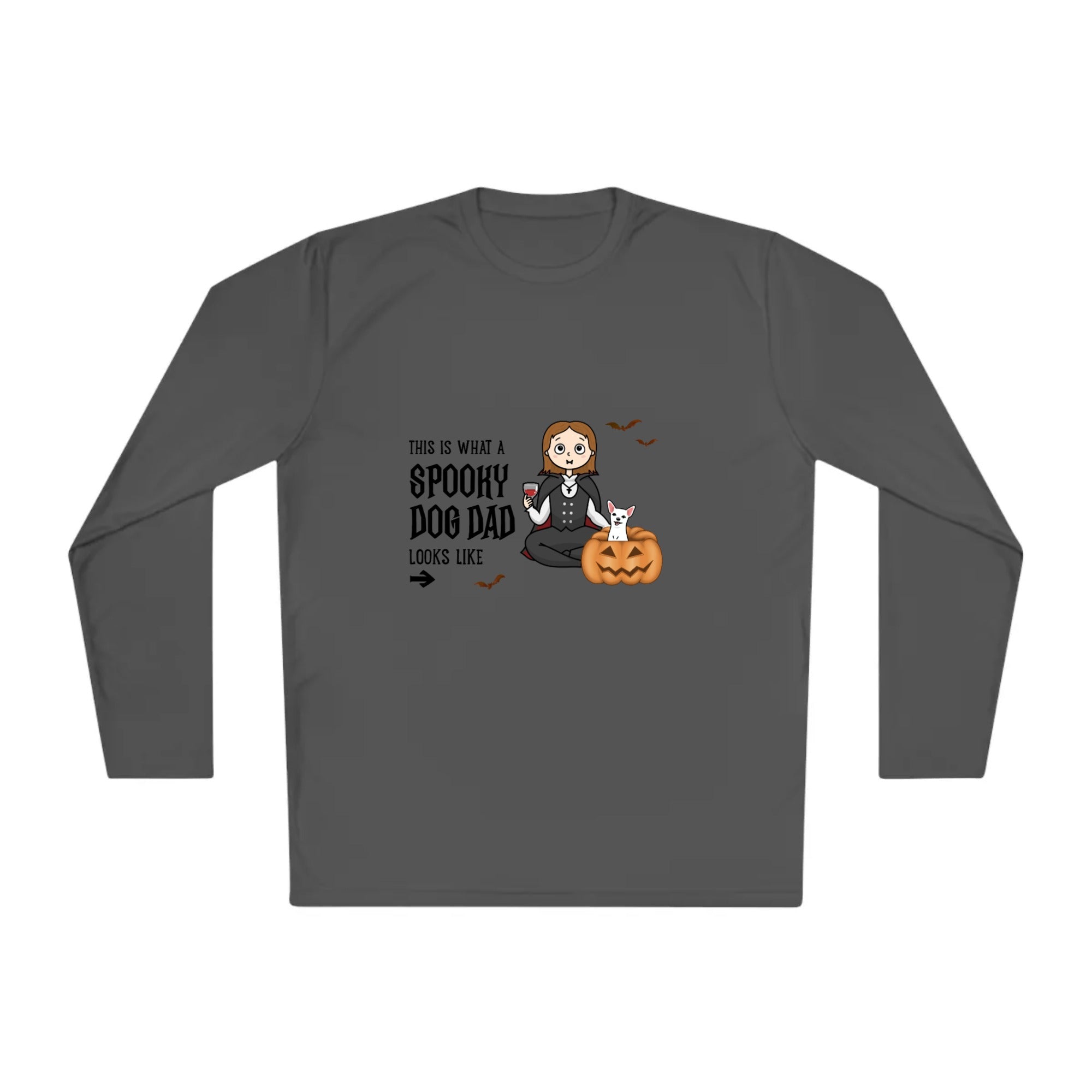 Spooky Dog Dad looks like | Unisex Lightweight Long Sleeve Tee