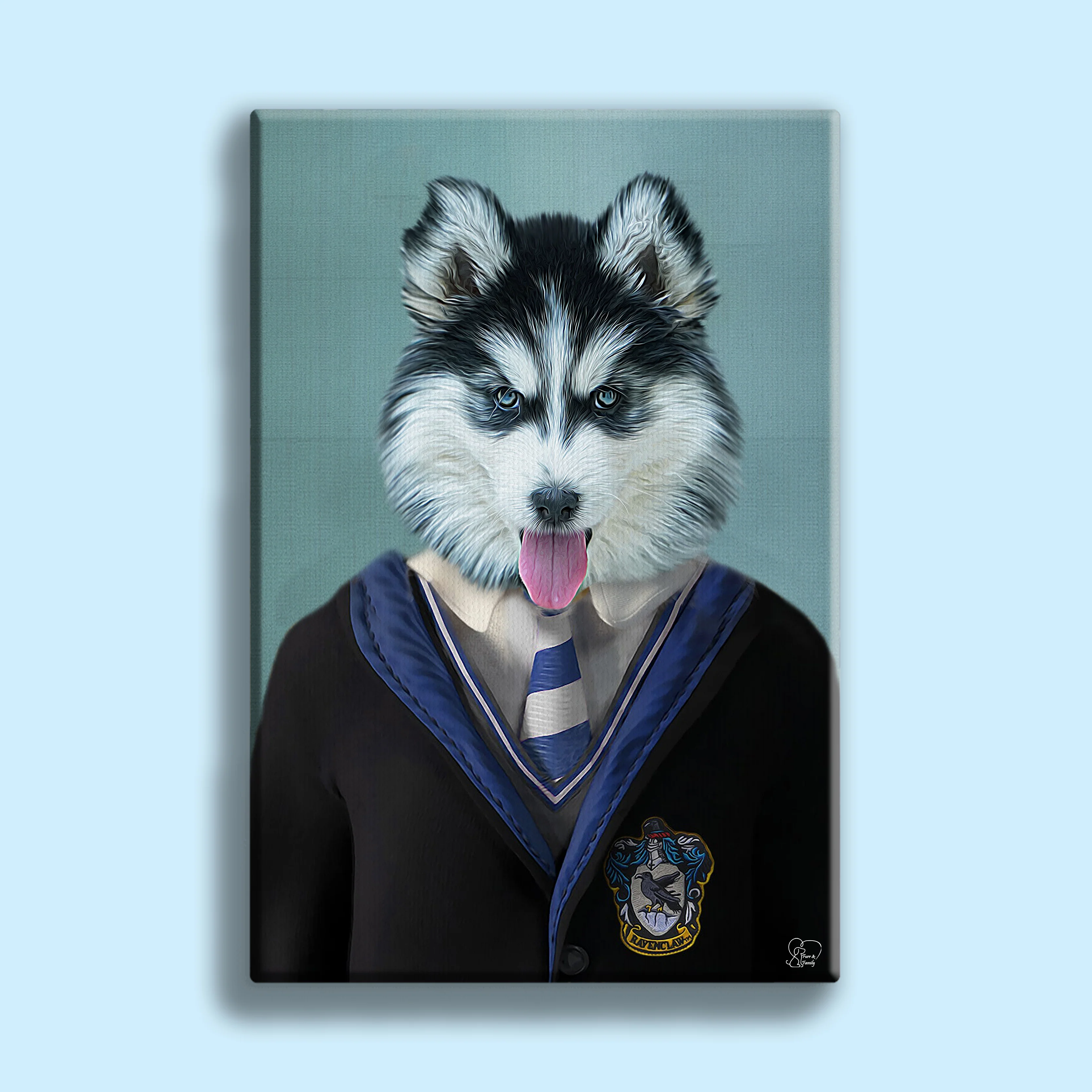 Harry Potter Raven Claw - Custom Pet Portrait
