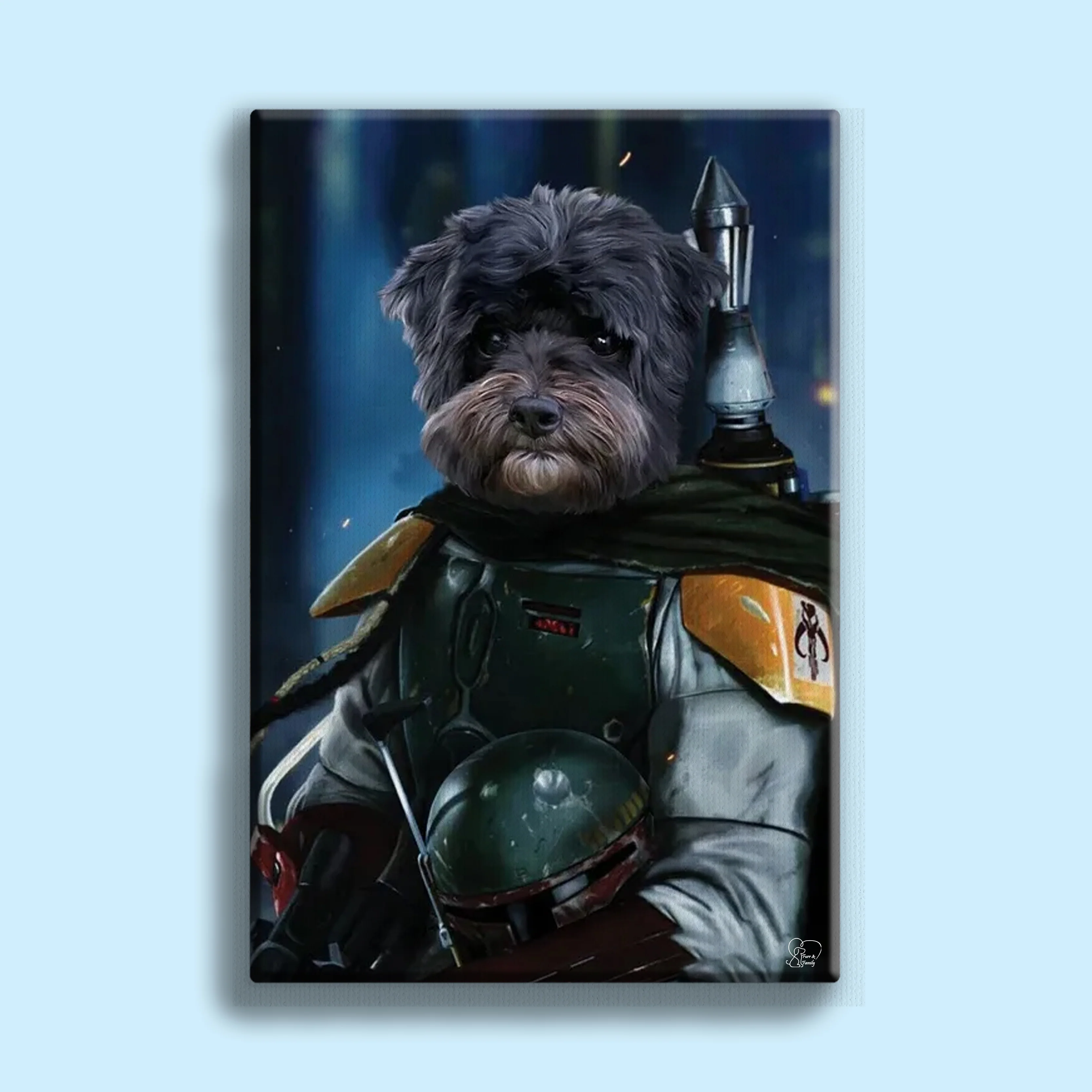 Boba Fett Star Wars - Custom Pet Portrait