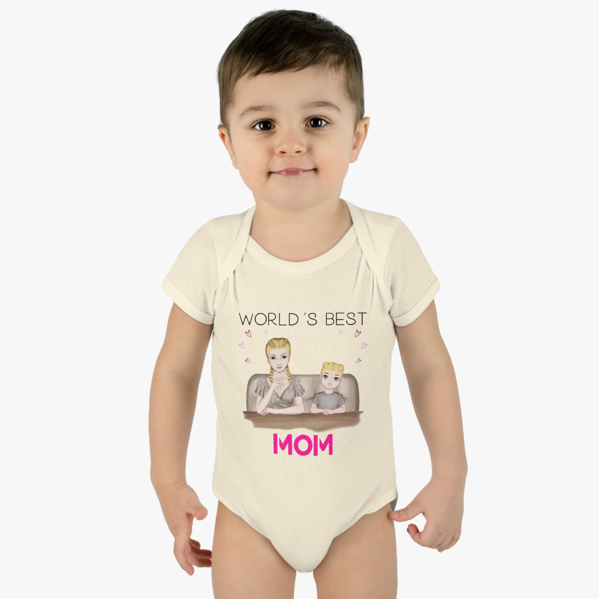 World's Best MOM | Infant Baby Rib Bodysuit