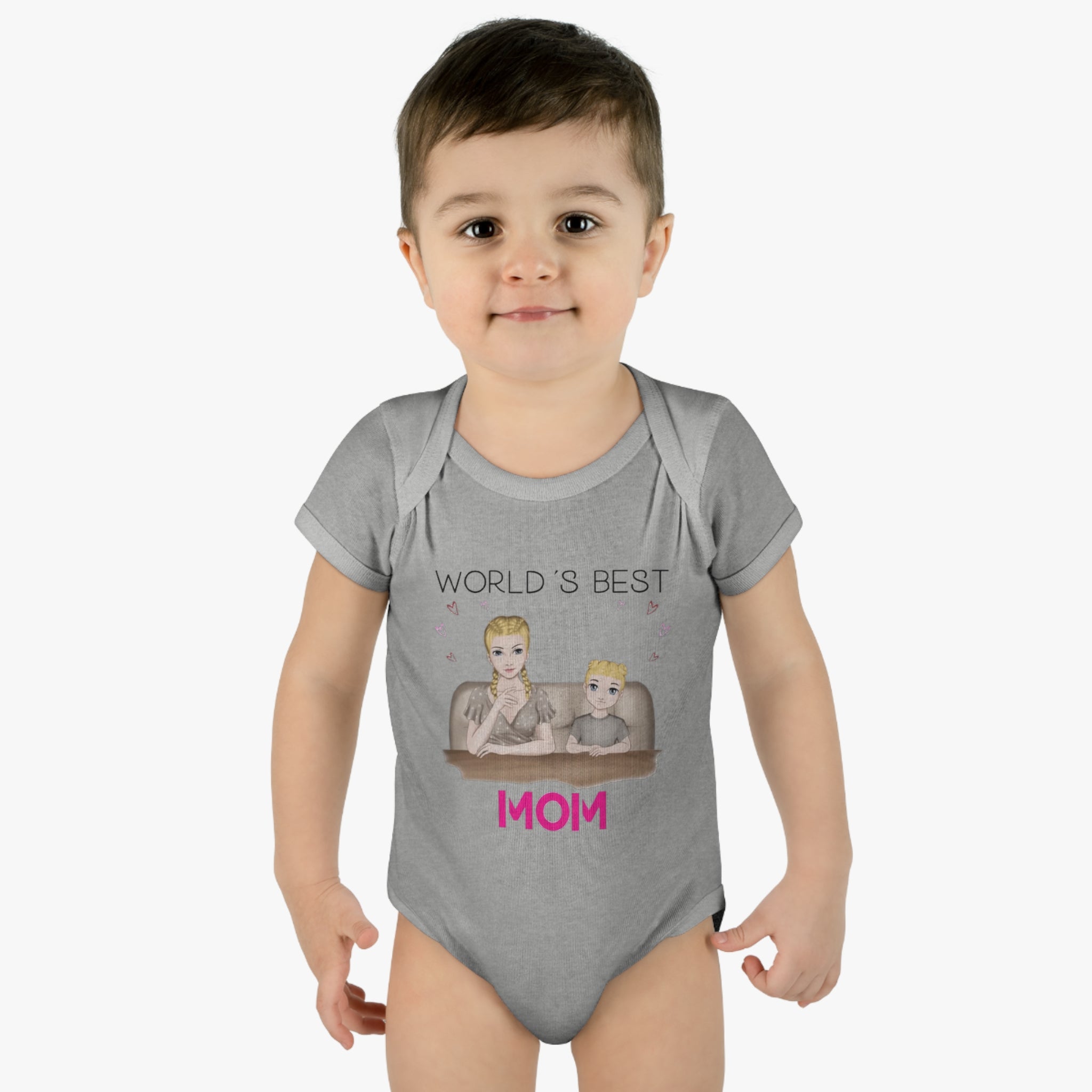 World's Best MOM | Infant Baby Rib Bodysuit
