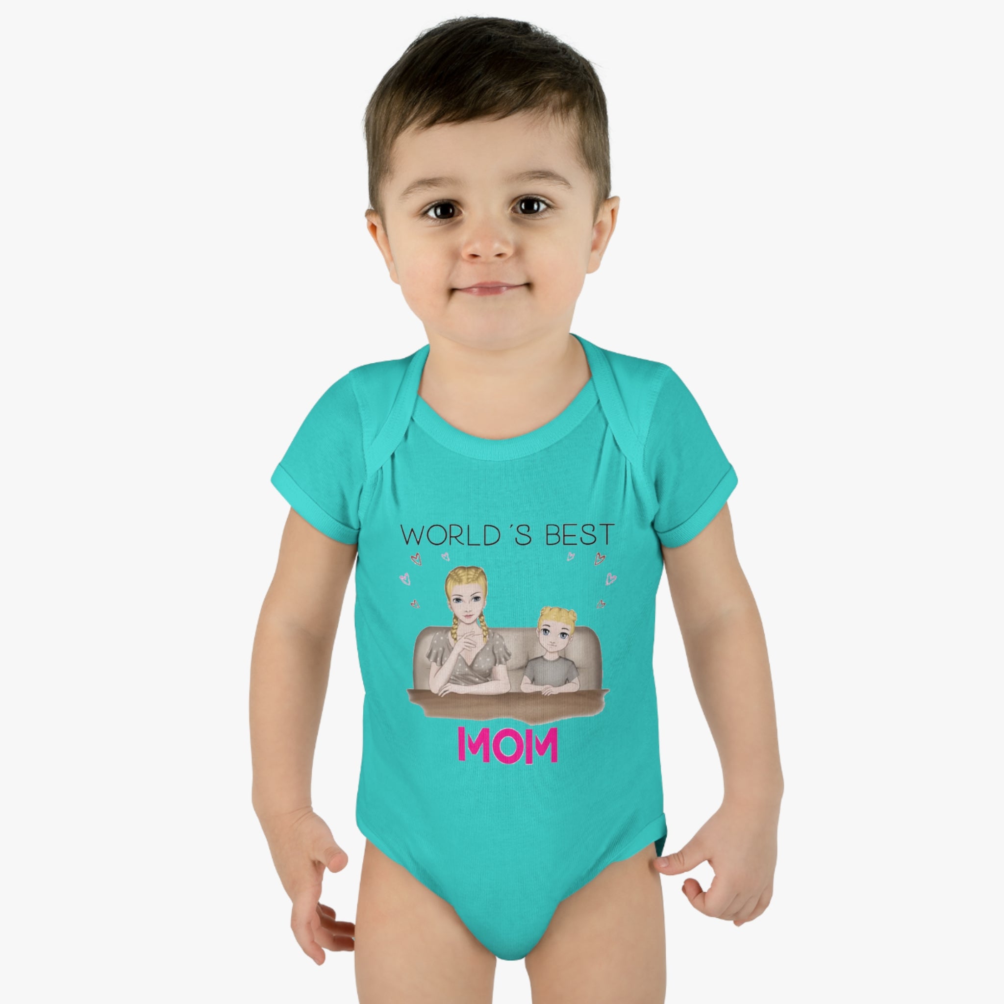 World's Best MOM | Infant Baby Rib Bodysuit