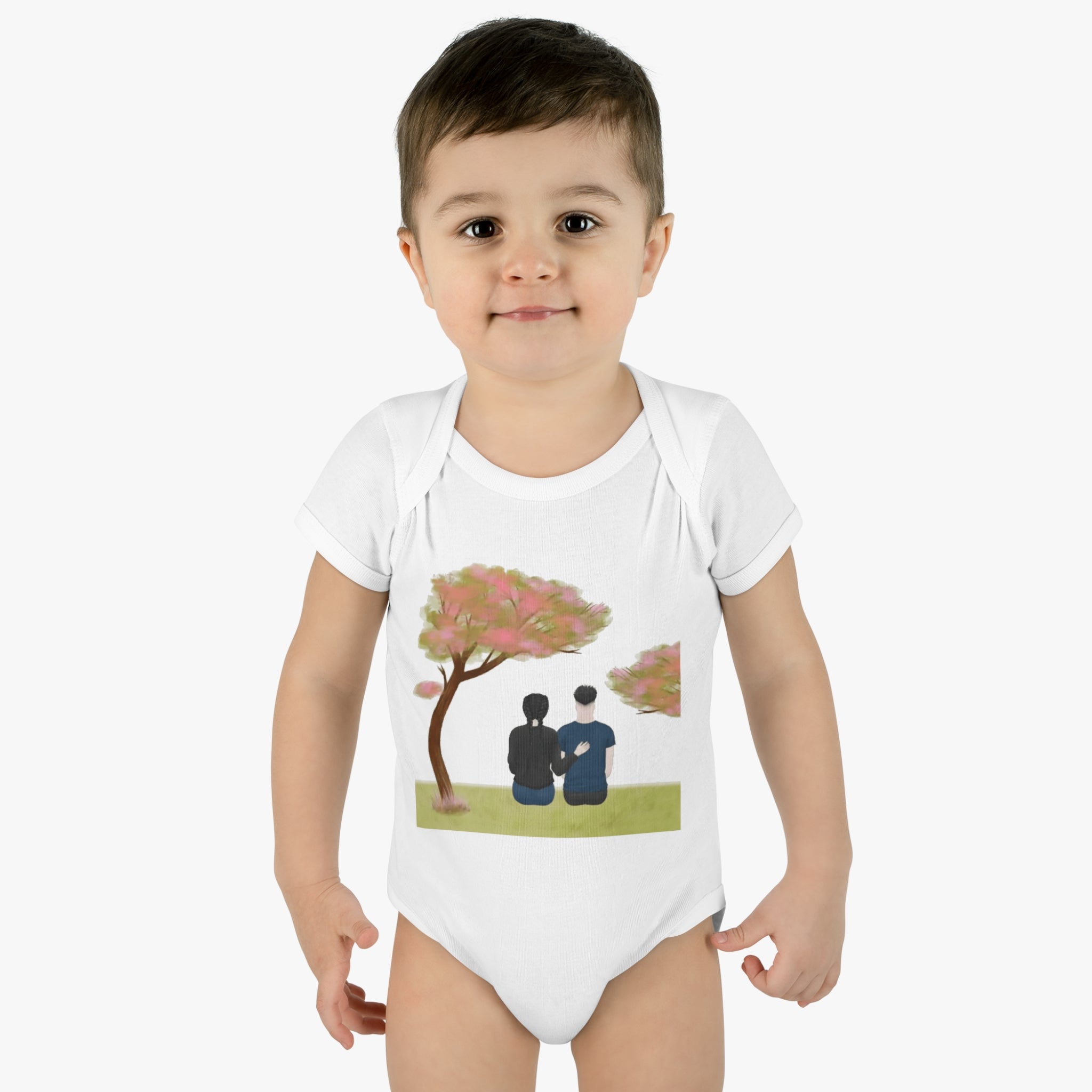 You and Me forever | Infant Baby Rib Bodysuit