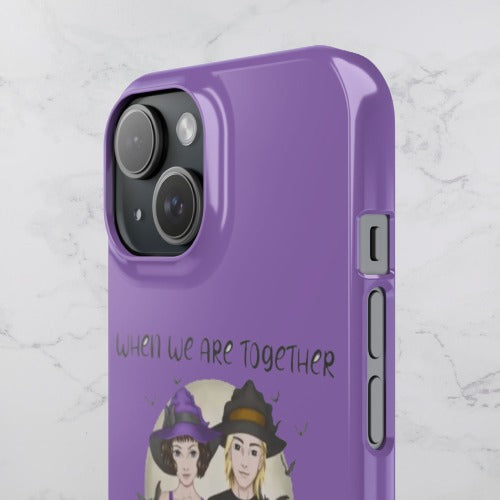 When we are together every night is Halloween | Slim Phone Cases