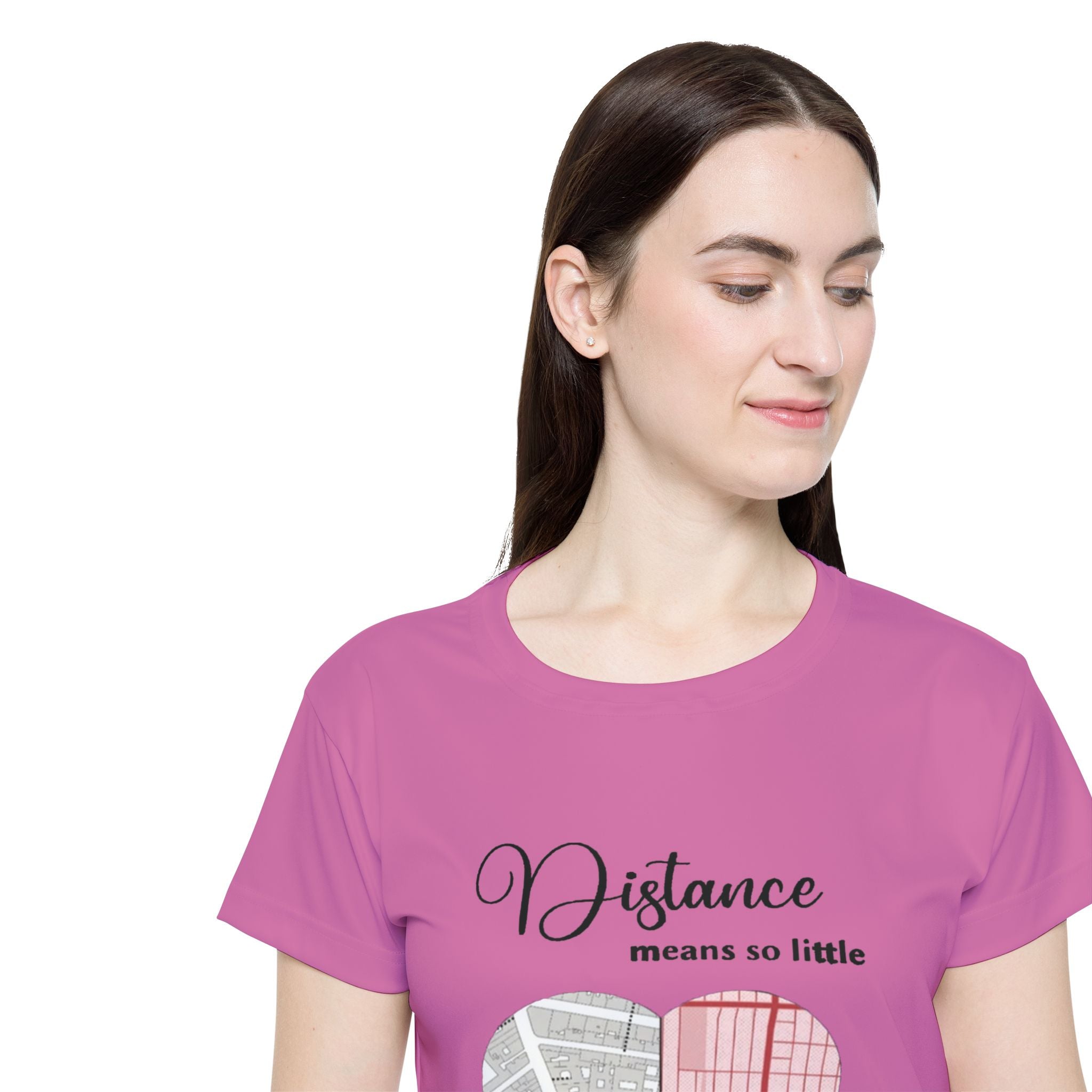 Distance means so little when someone means so much | Women's Sports Jersey