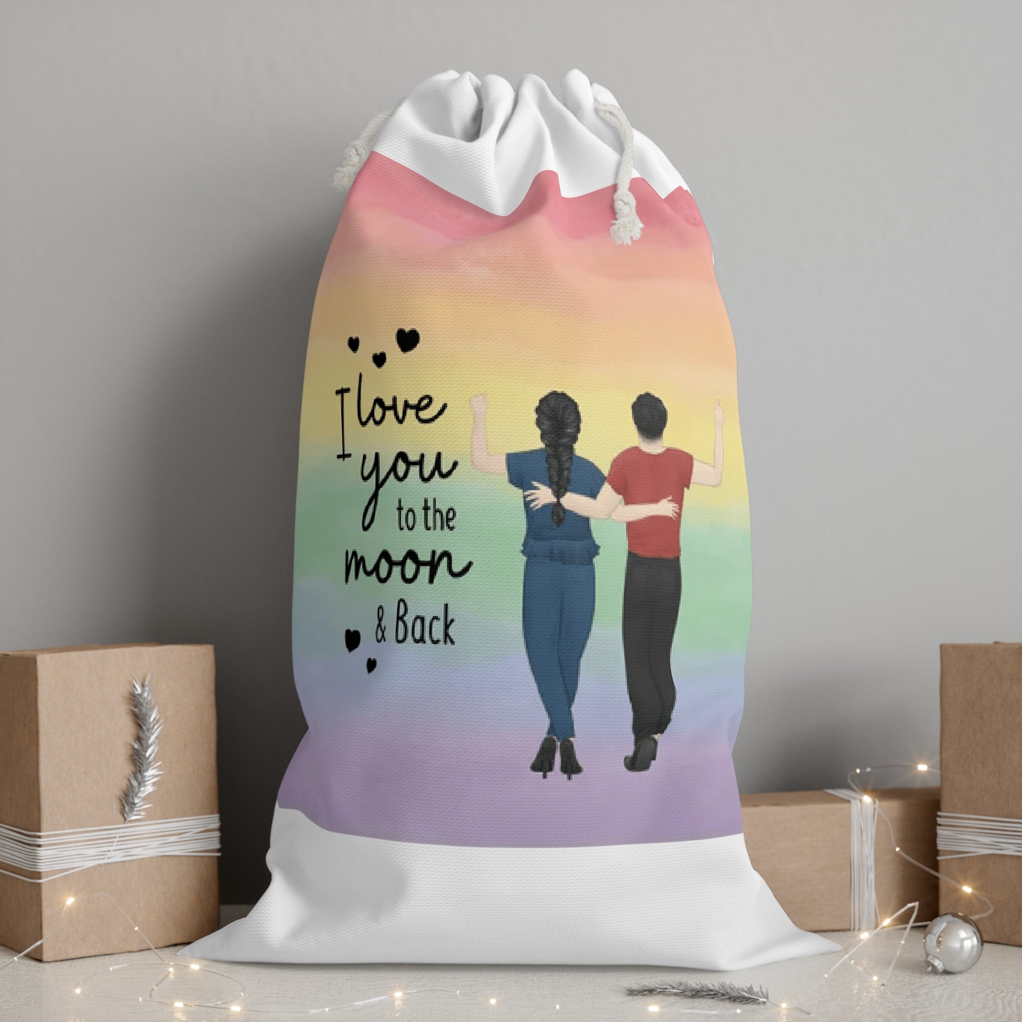 I love you to the moon & back | Sack
