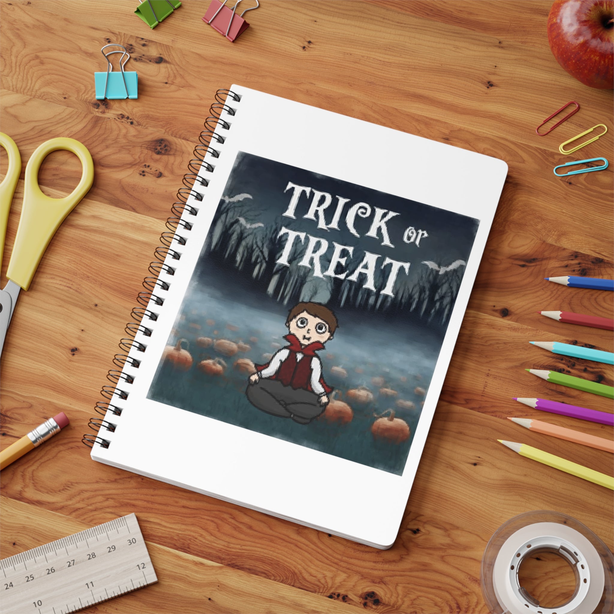 Trick or Treat | Wiro Bound Softcover Notebook