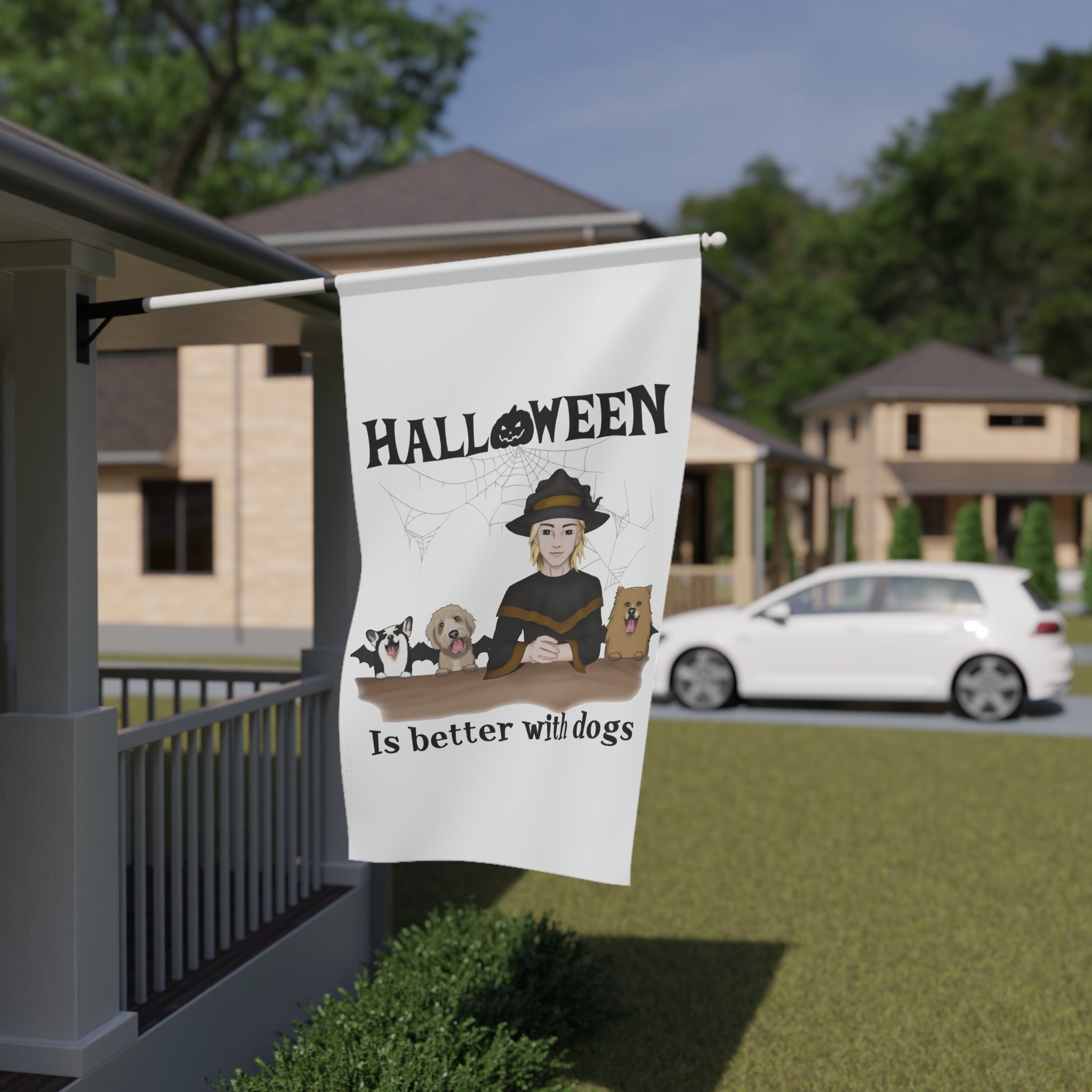 Halloween is Better with Dogs | House Banner