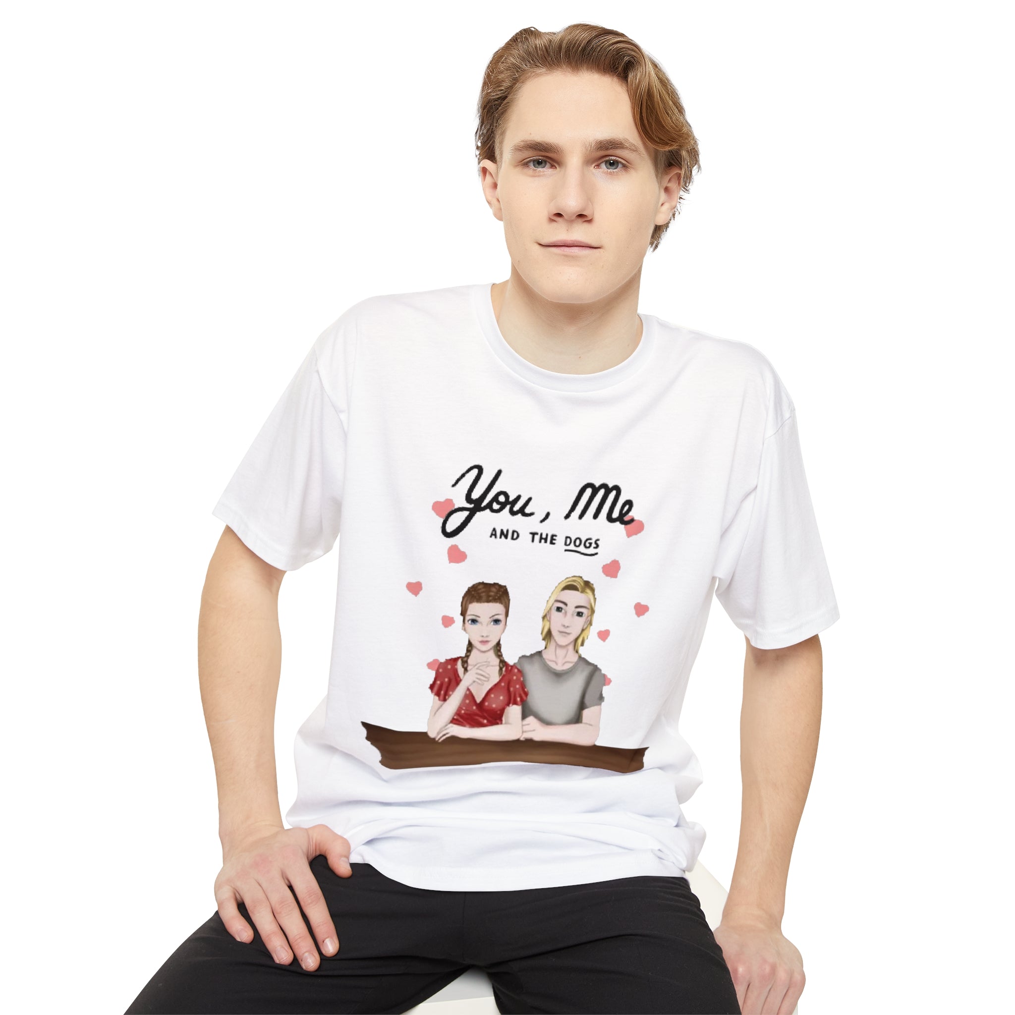 You, me and the Dogs | Unisex Long Body Urban Tee