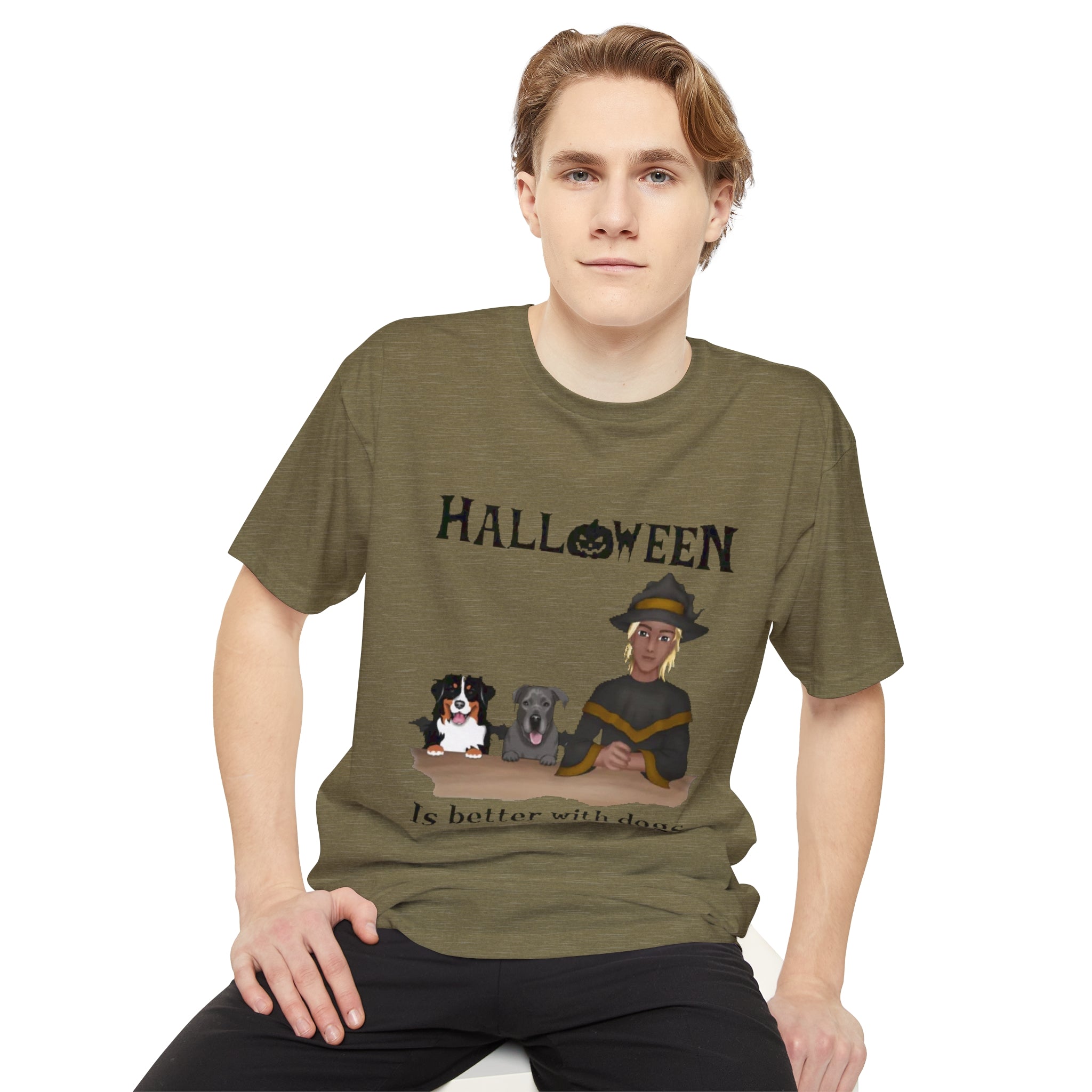 Halloween is better with Dogs | Unisex Long Body Urban Tee