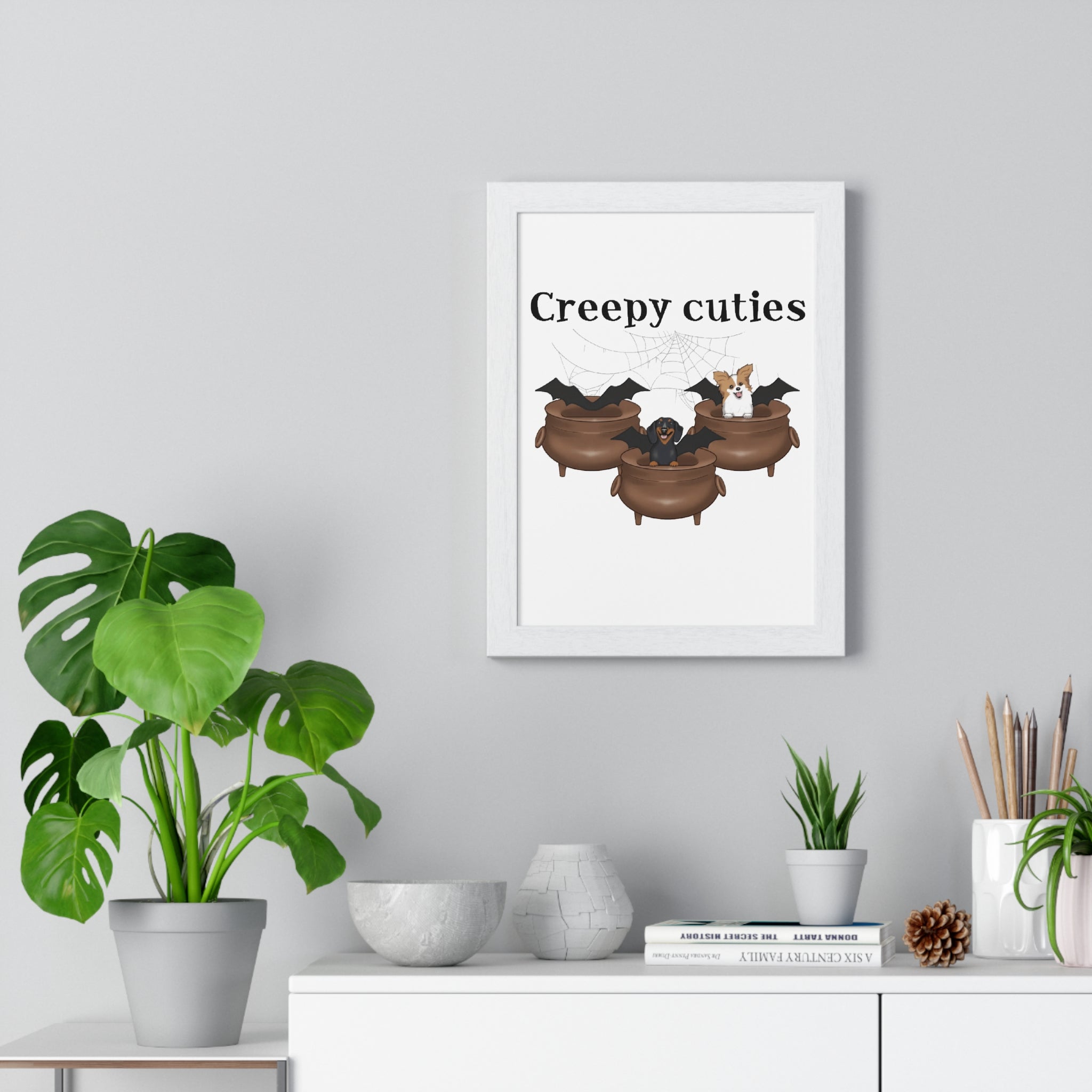 Creepy Cuties | Vertical Framed Poster