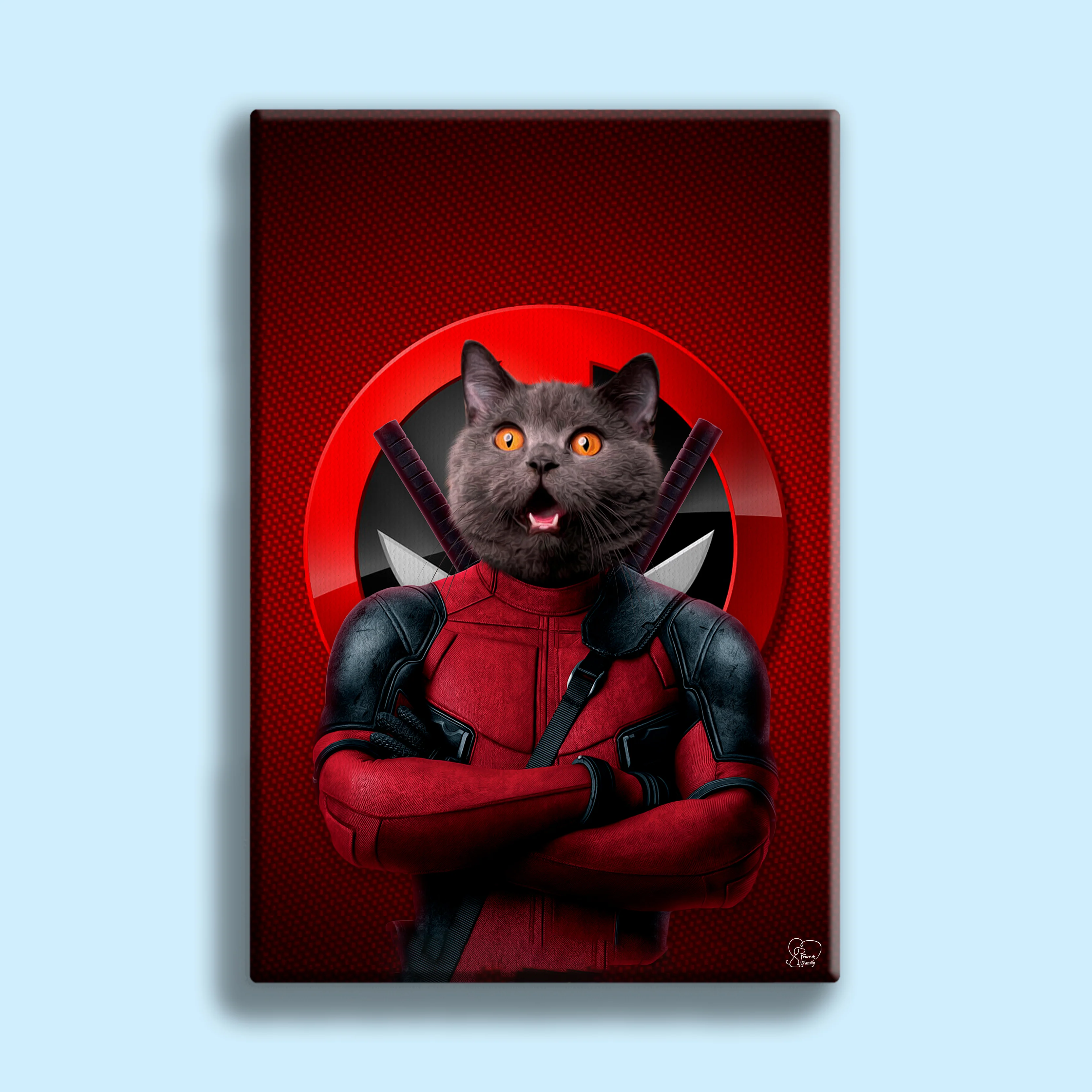 Deadpool - Custom Pet Portrait