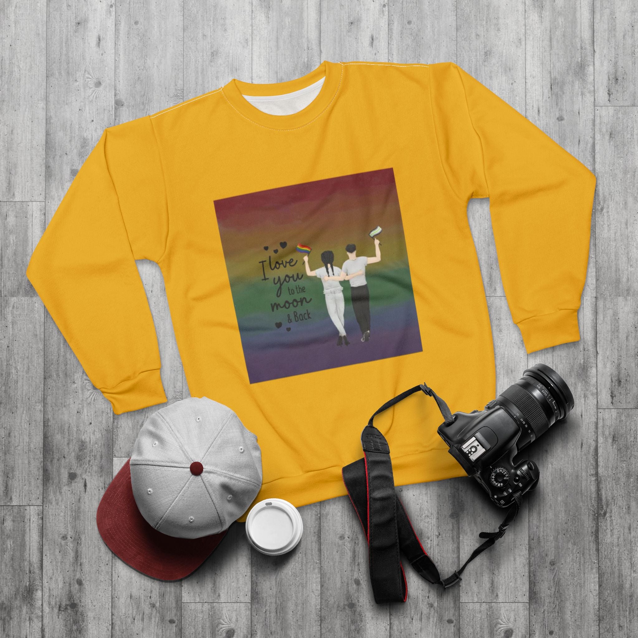 I love you to the moon and back | Unisex Crew Sweatshirt