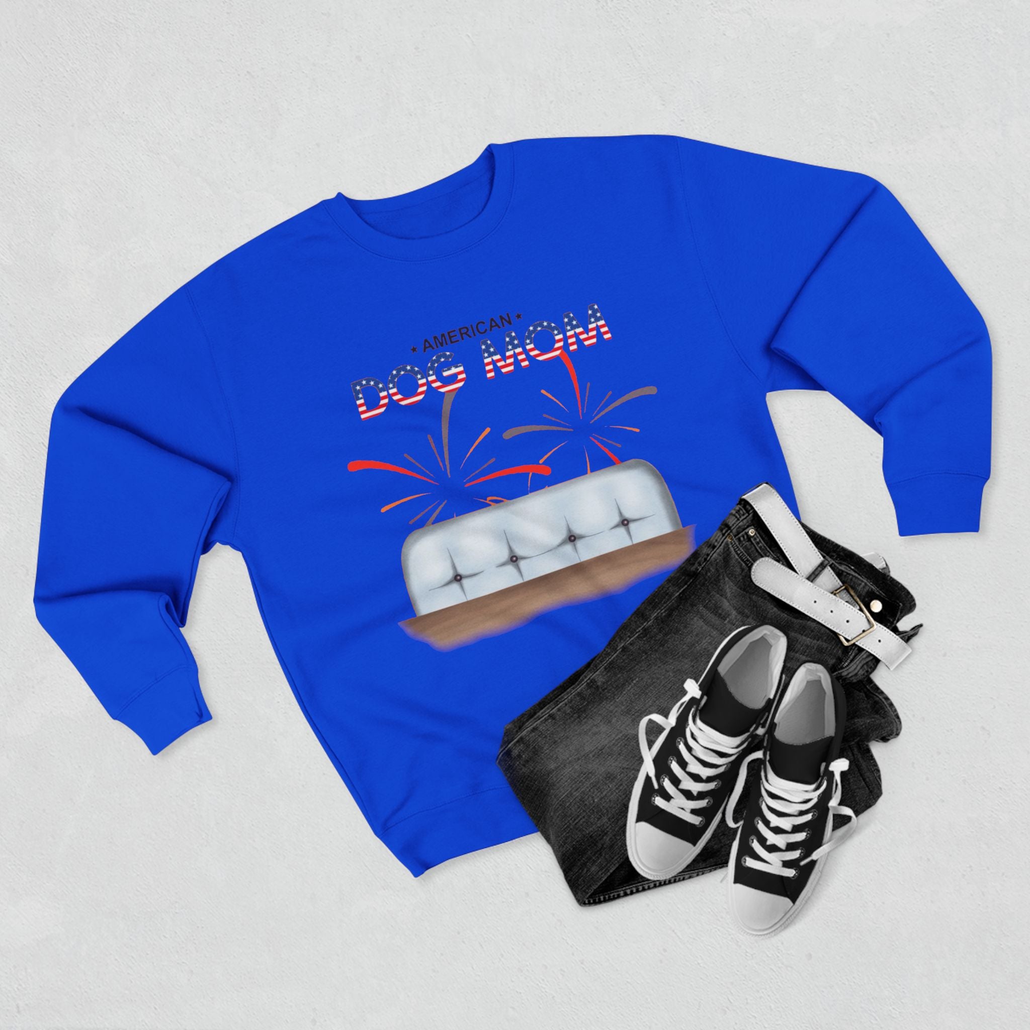 American Dog Mom | Women's Midweight Cotton Tee