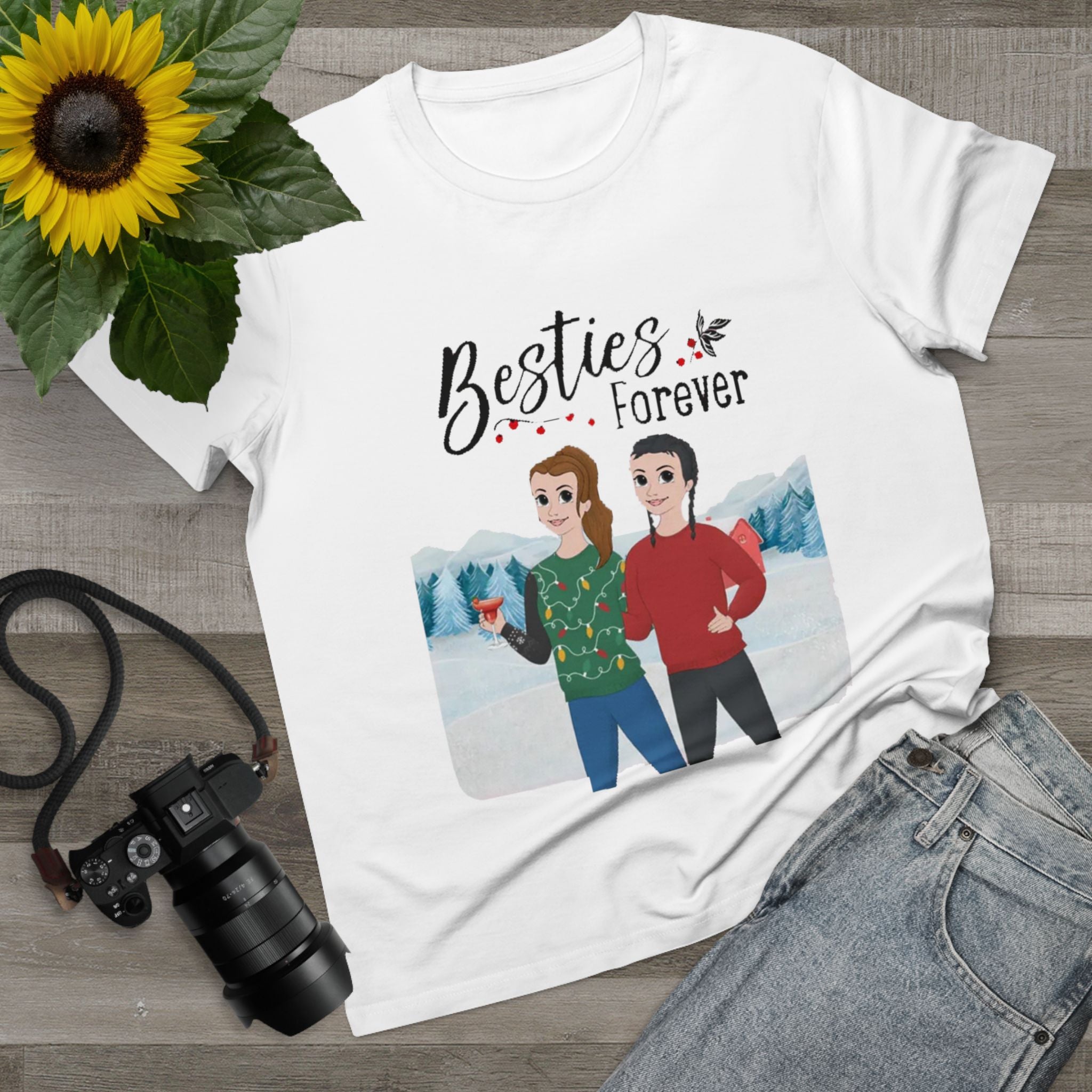 Besties Forever | Women Maple Tee