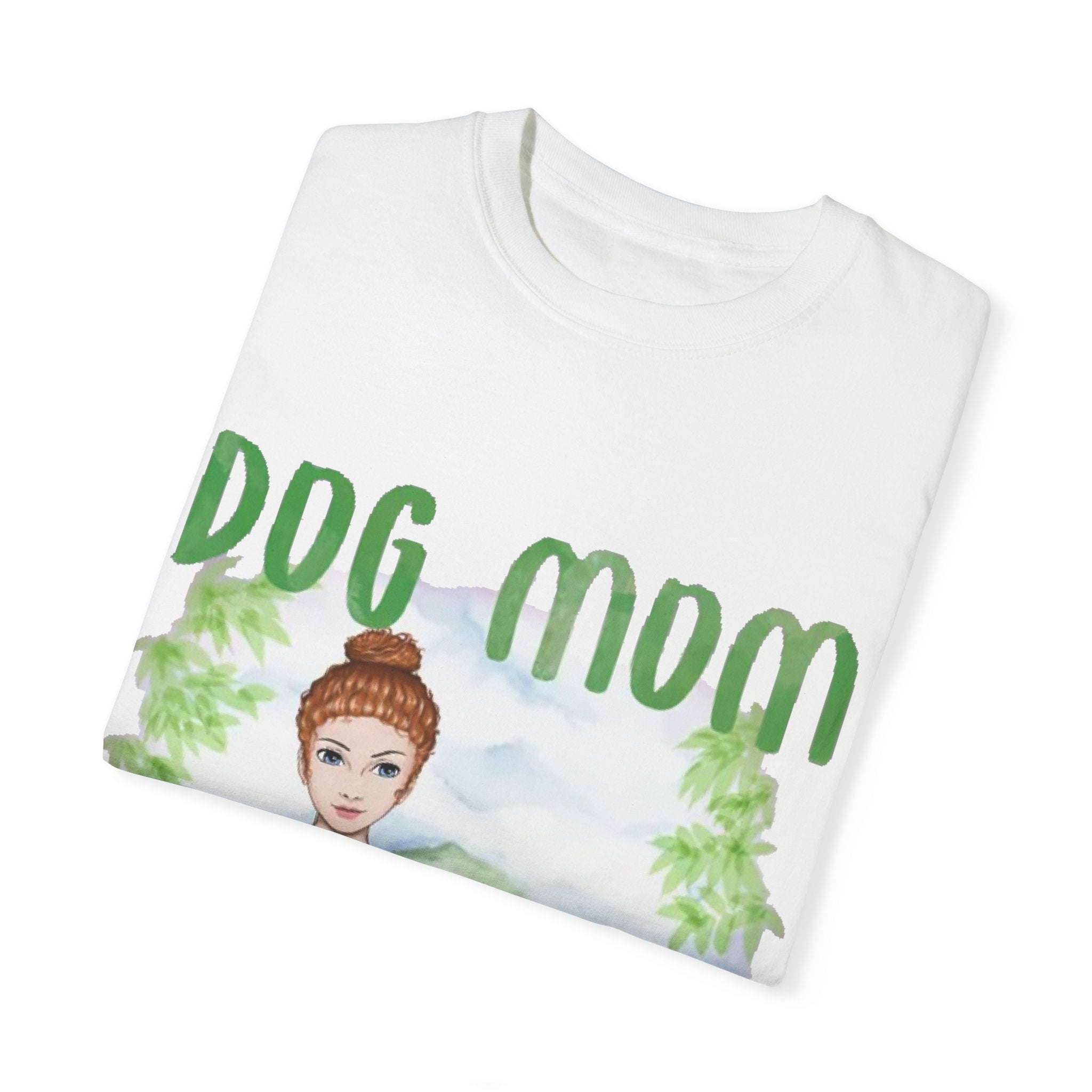 DOG MOM | Unisex Garment-Dyed T-shirt