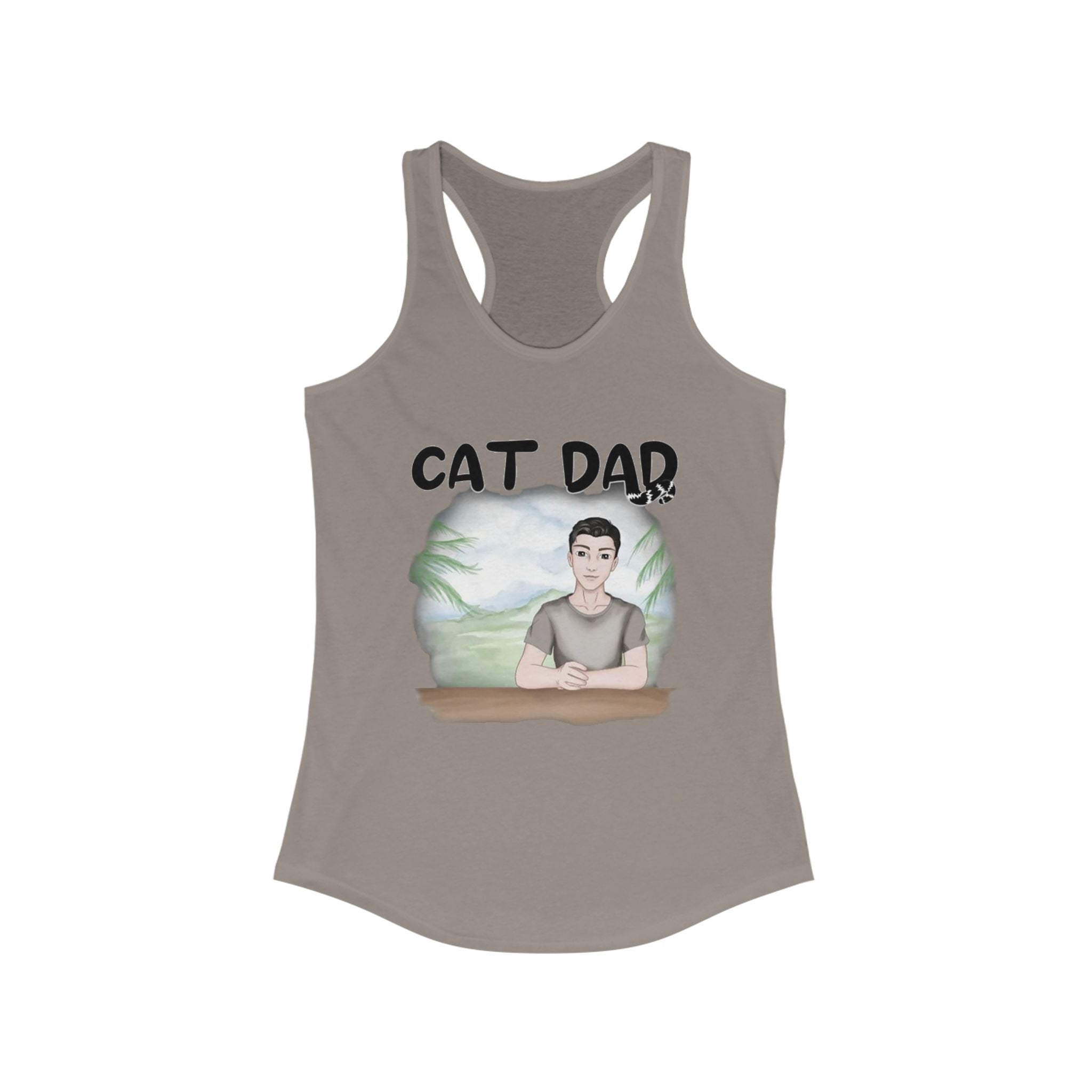 Cat Dad | Women's Ideal Racerback Tank
