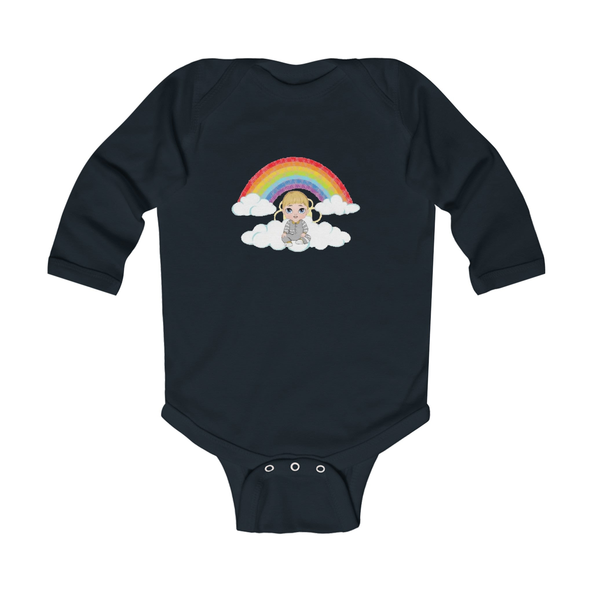 Babies with some custom designs | Infant Long Sleeve Bodysuit