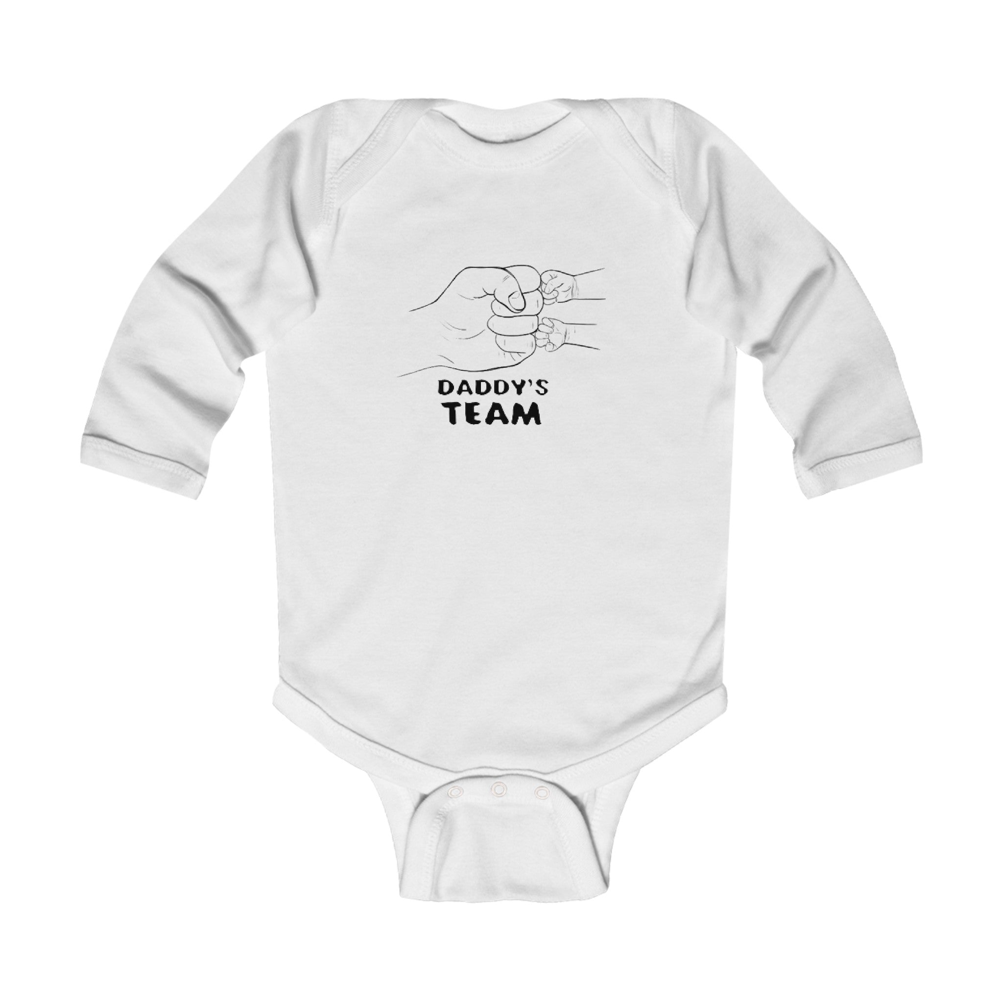 Daddy's Team | Infant Long Sleeve Bodysuit
