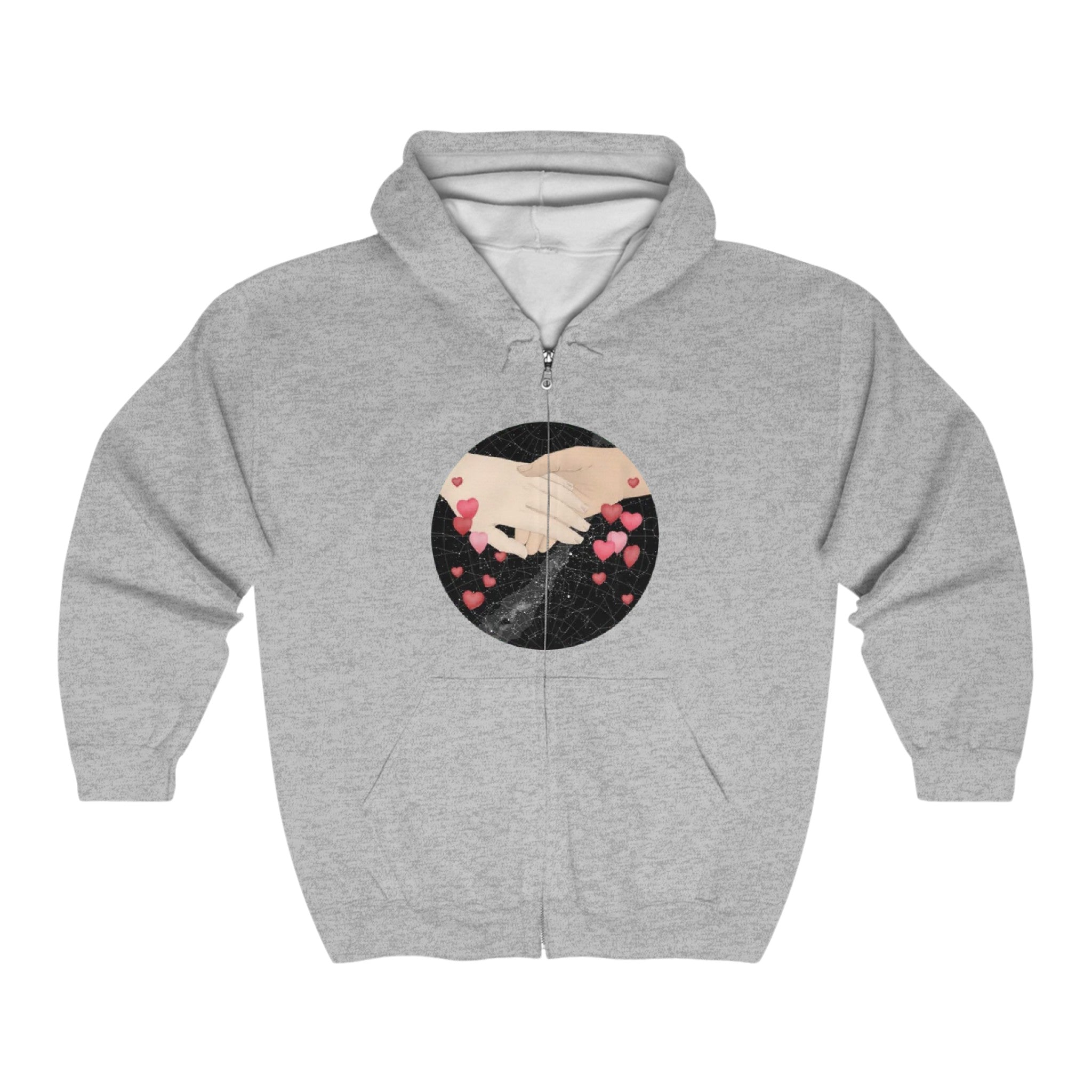 Cosmic Connection | Unisex Heavy Blend Full Zip Hooded Sweatshirt
