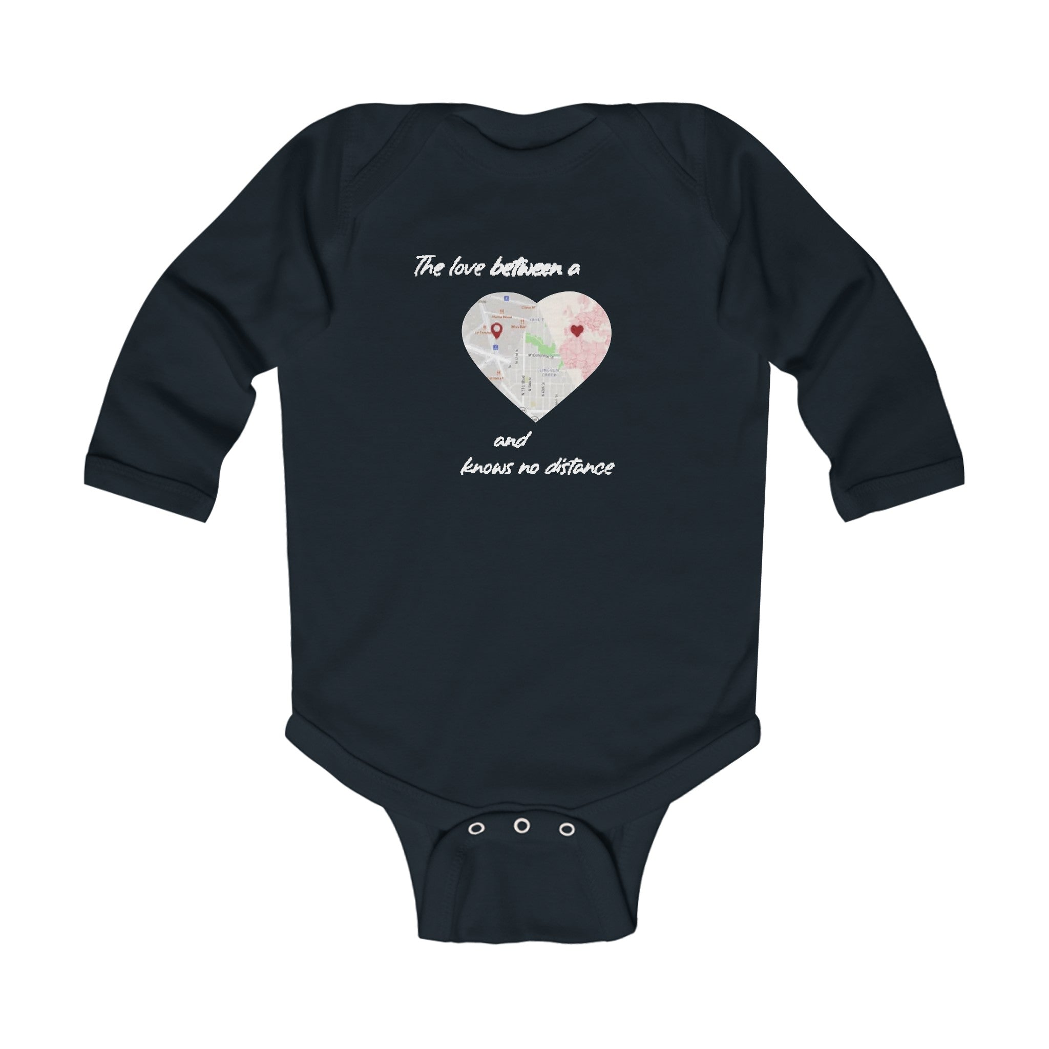 The love between a... |  Infant Long Sleeve Bodysuit