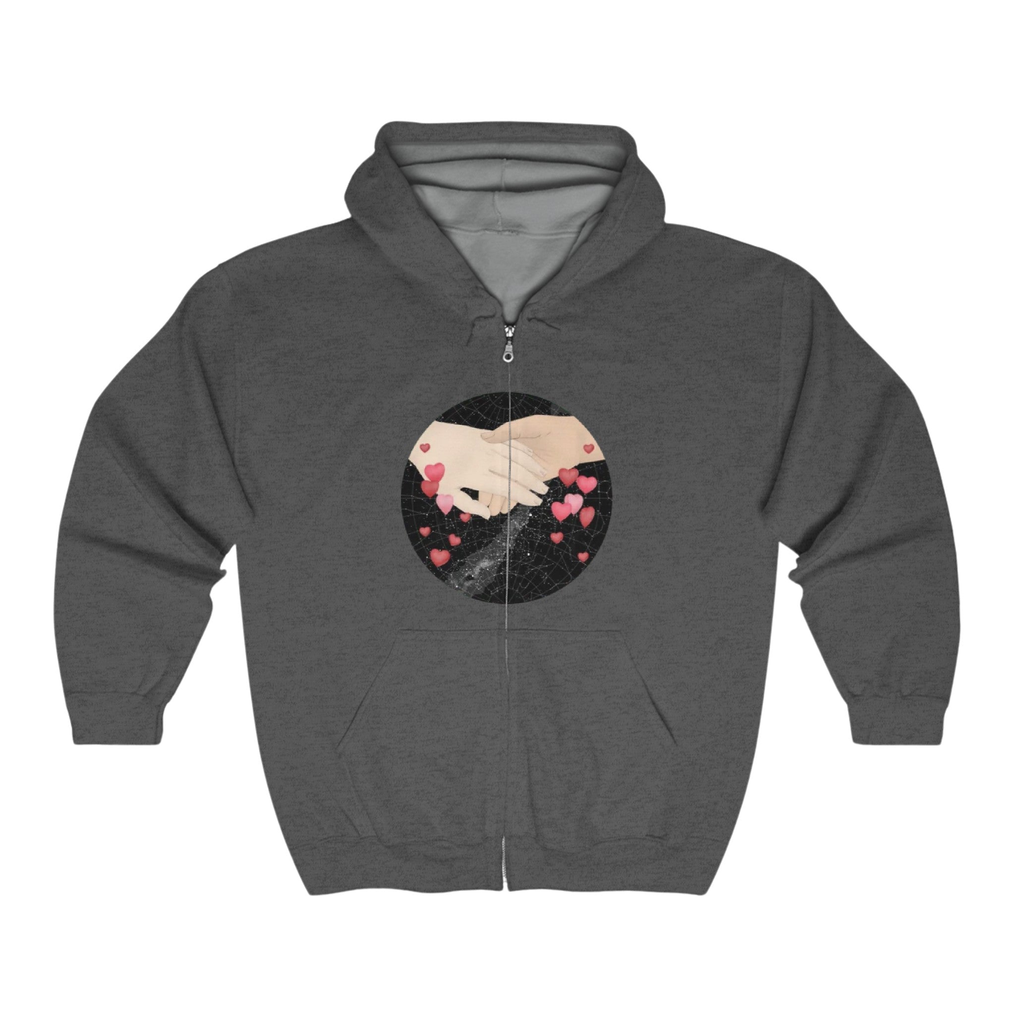 Cosmic Connection | Unisex Heavy Blend Full Zip Hooded Sweatshirt