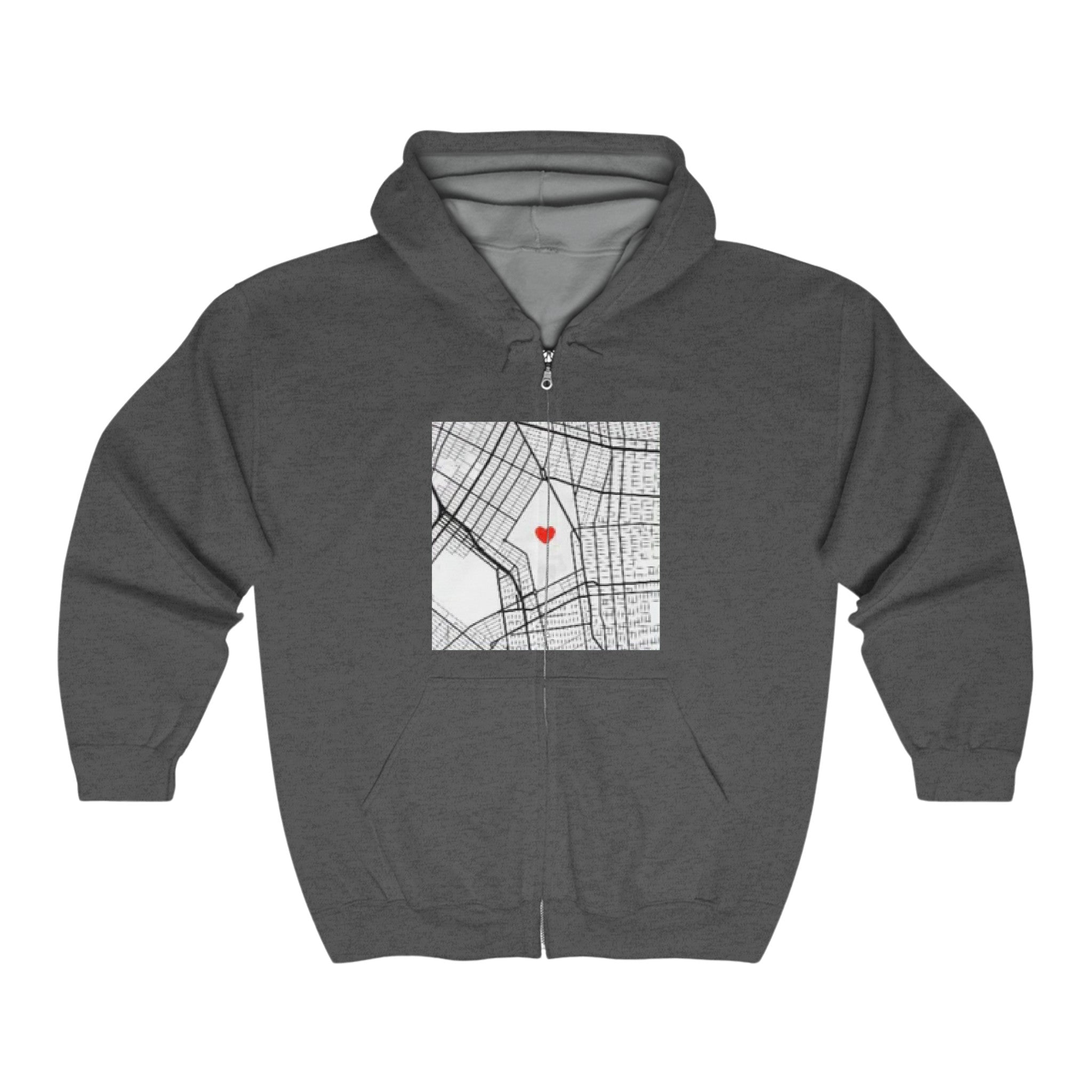 Home sweet home | Unisex Heavy Blend Full Zip Hooded Sweatshirt