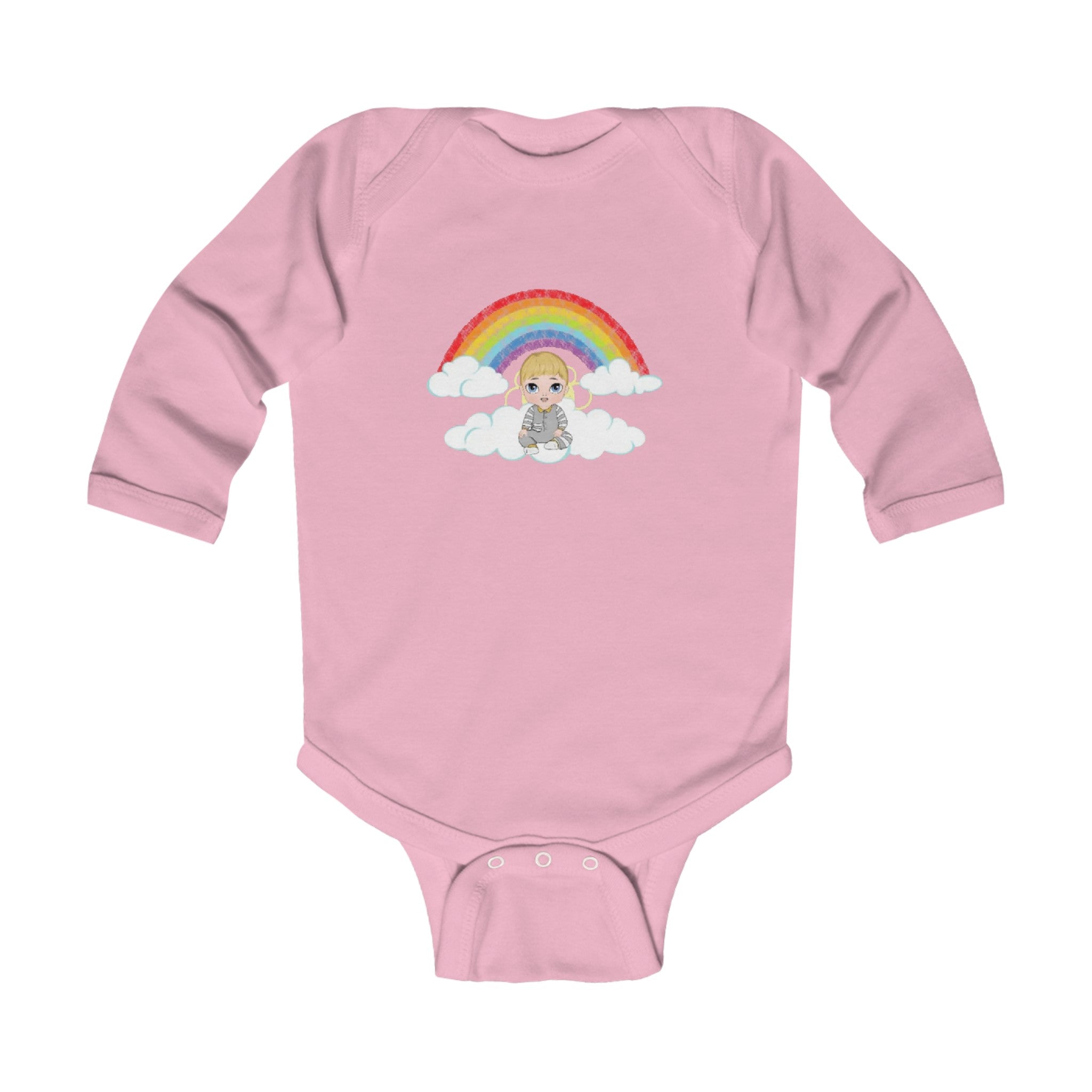 Babies with some custom designs | Infant Long Sleeve Bodysuit