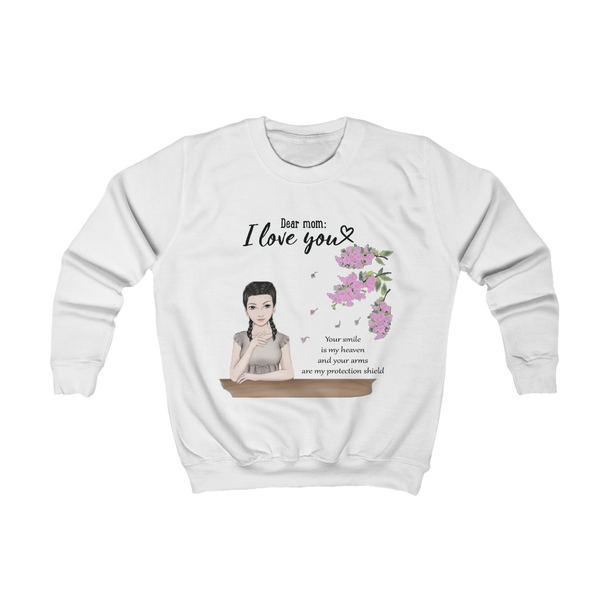 Dear mom i love you | Kids Sweatshirt
