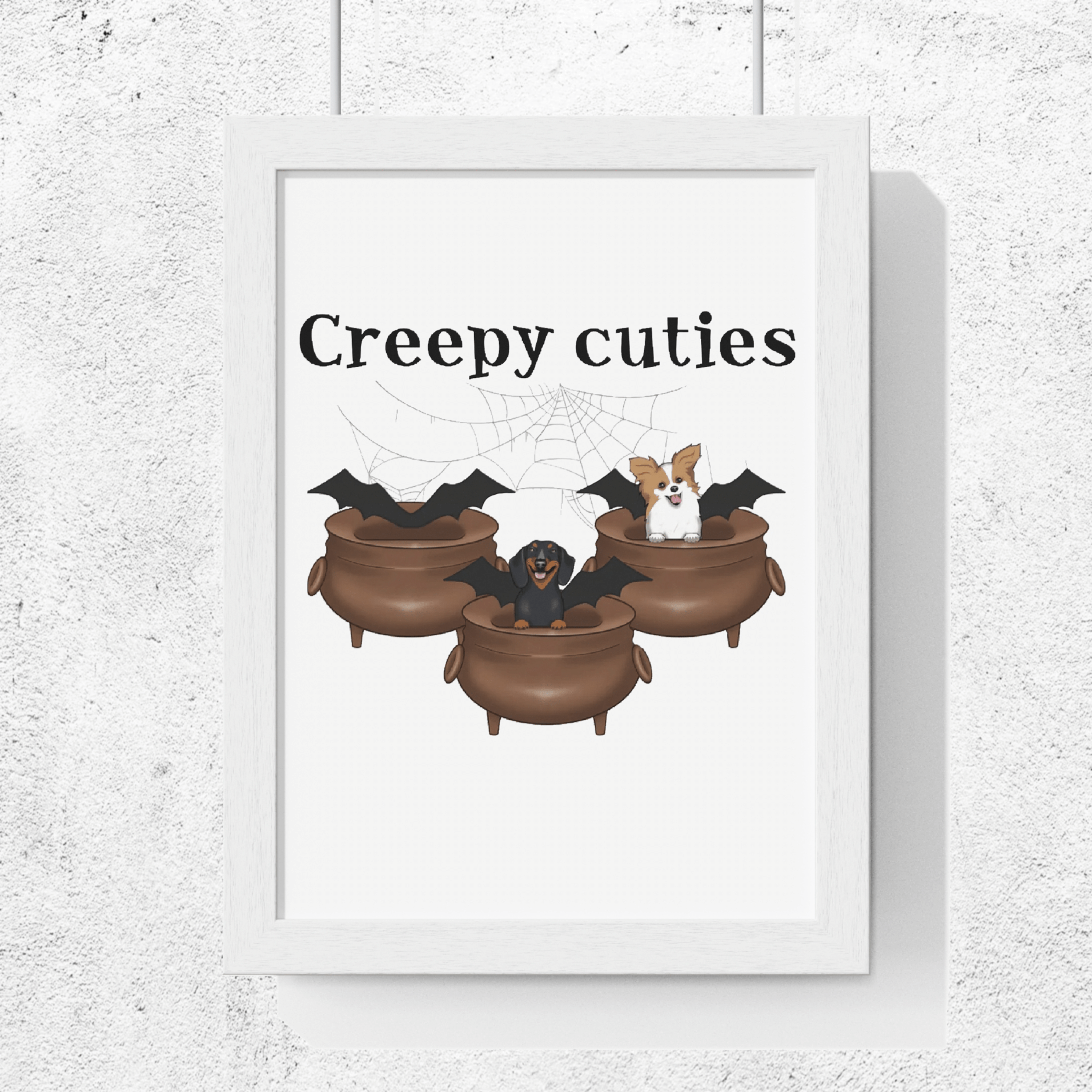 Creepy Cuties | Vertical Framed Poster