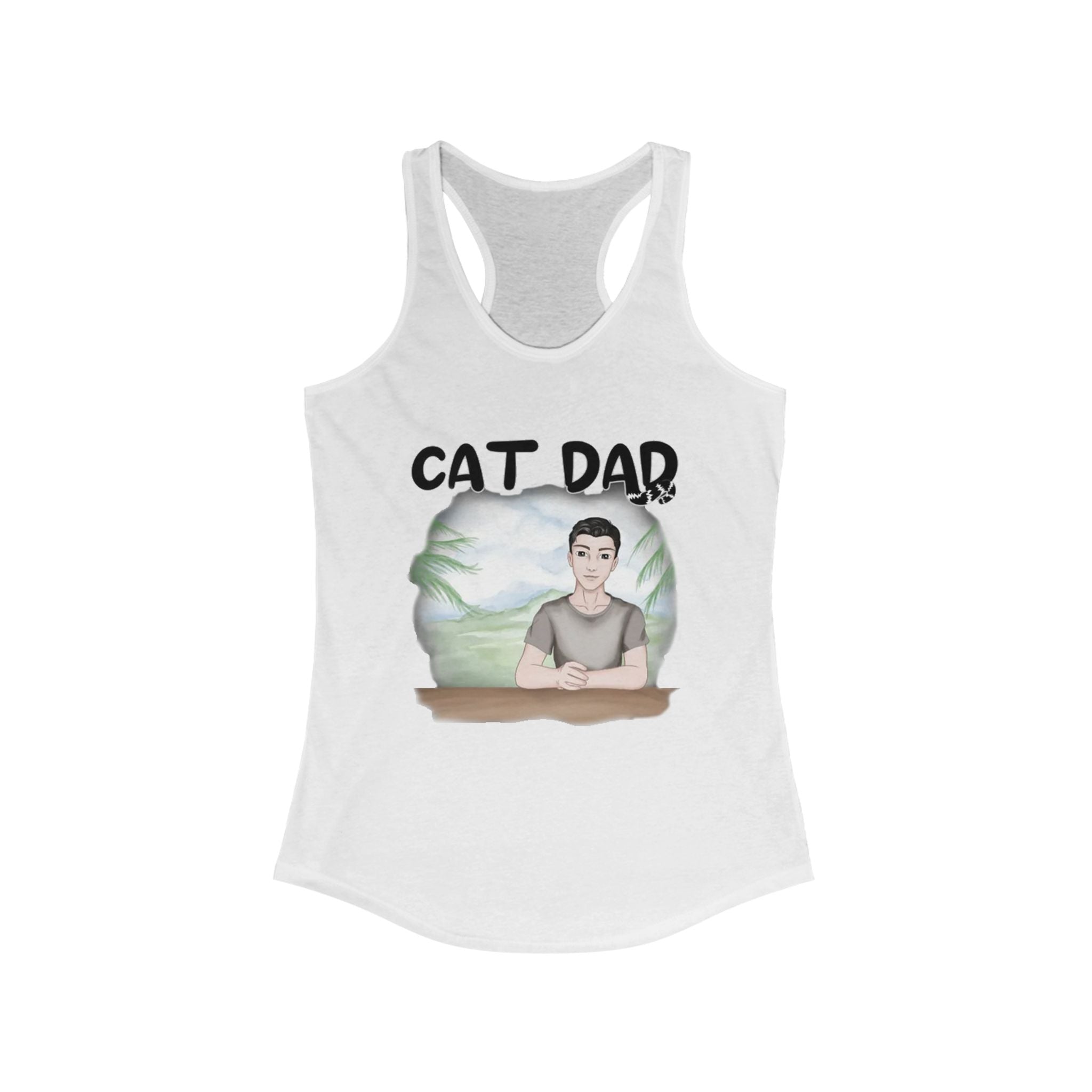 Cat Dad | Women's Ideal Racerback Tank