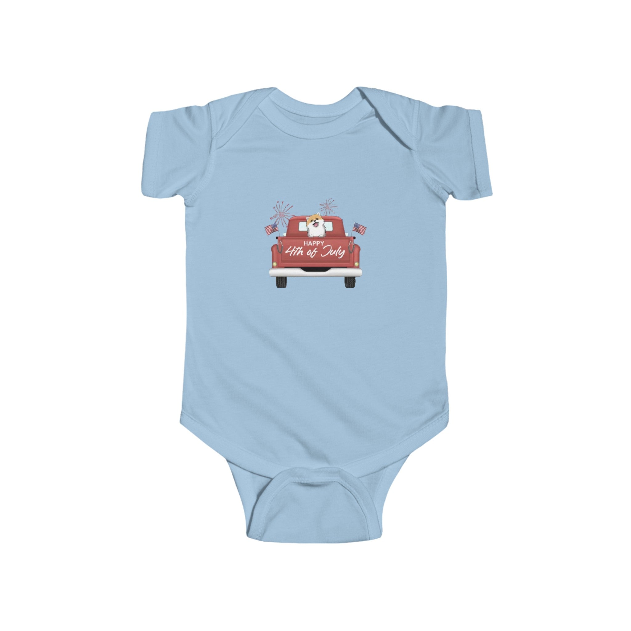 Happy 4th of July | Infant Fine Jersey Bodysuit