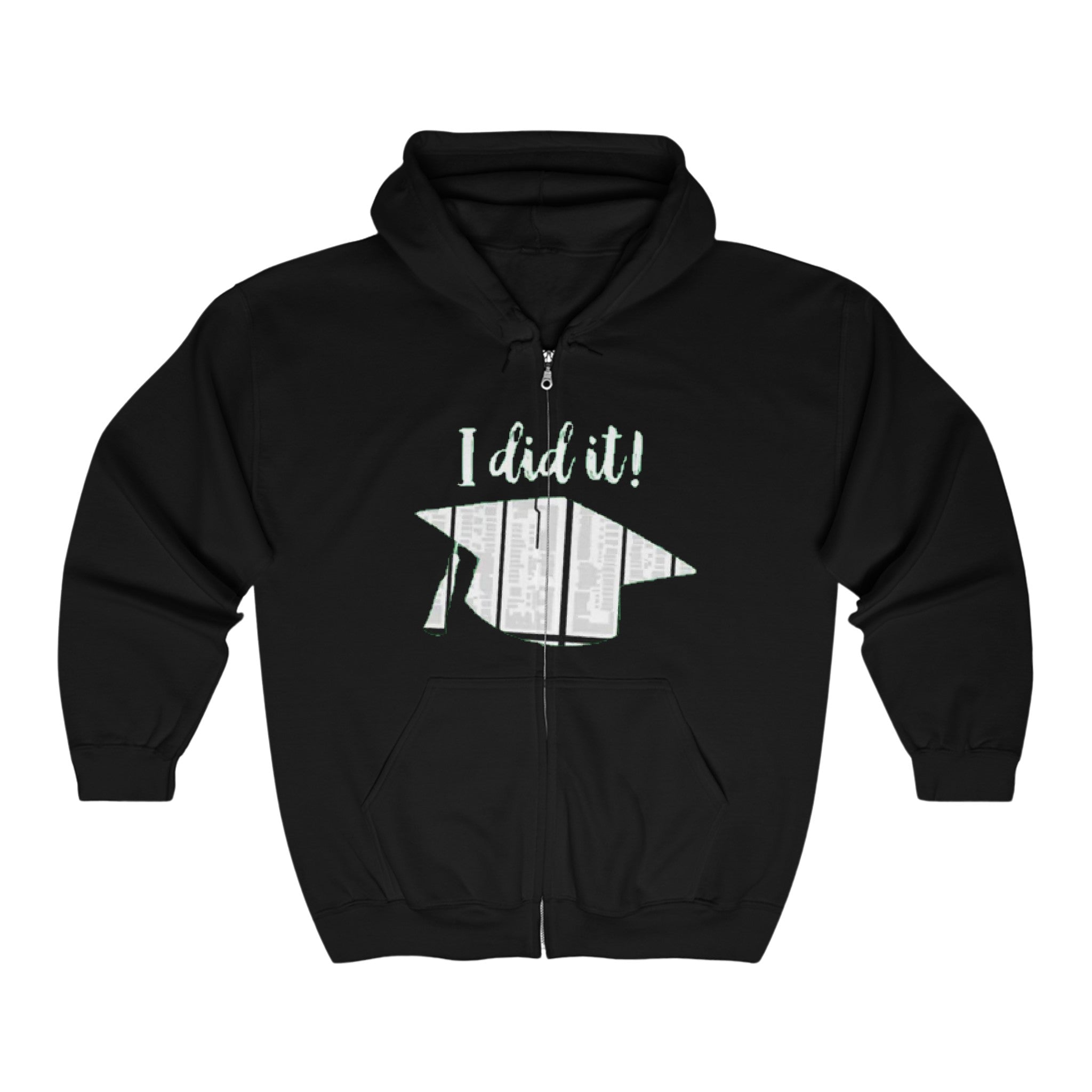 I did it | Unisex Heavy Blend Full Zip Hooded Sweatshirt