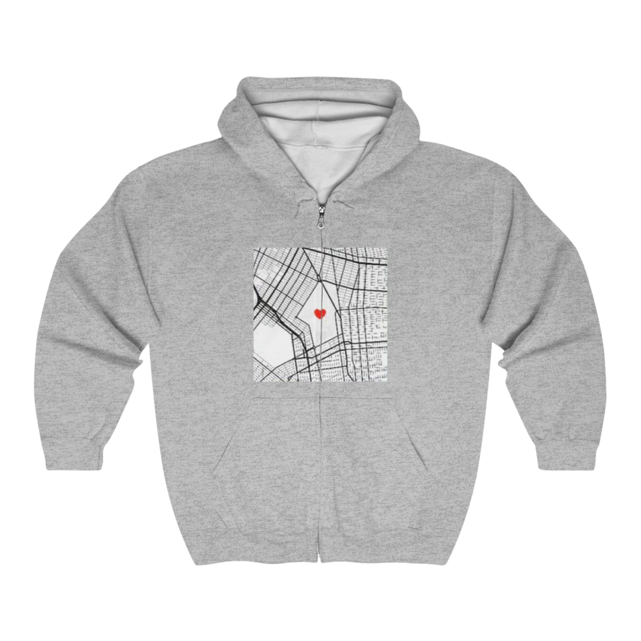 Home sweet home | Unisex Heavy Blend Full Zip Hooded Sweatshirt