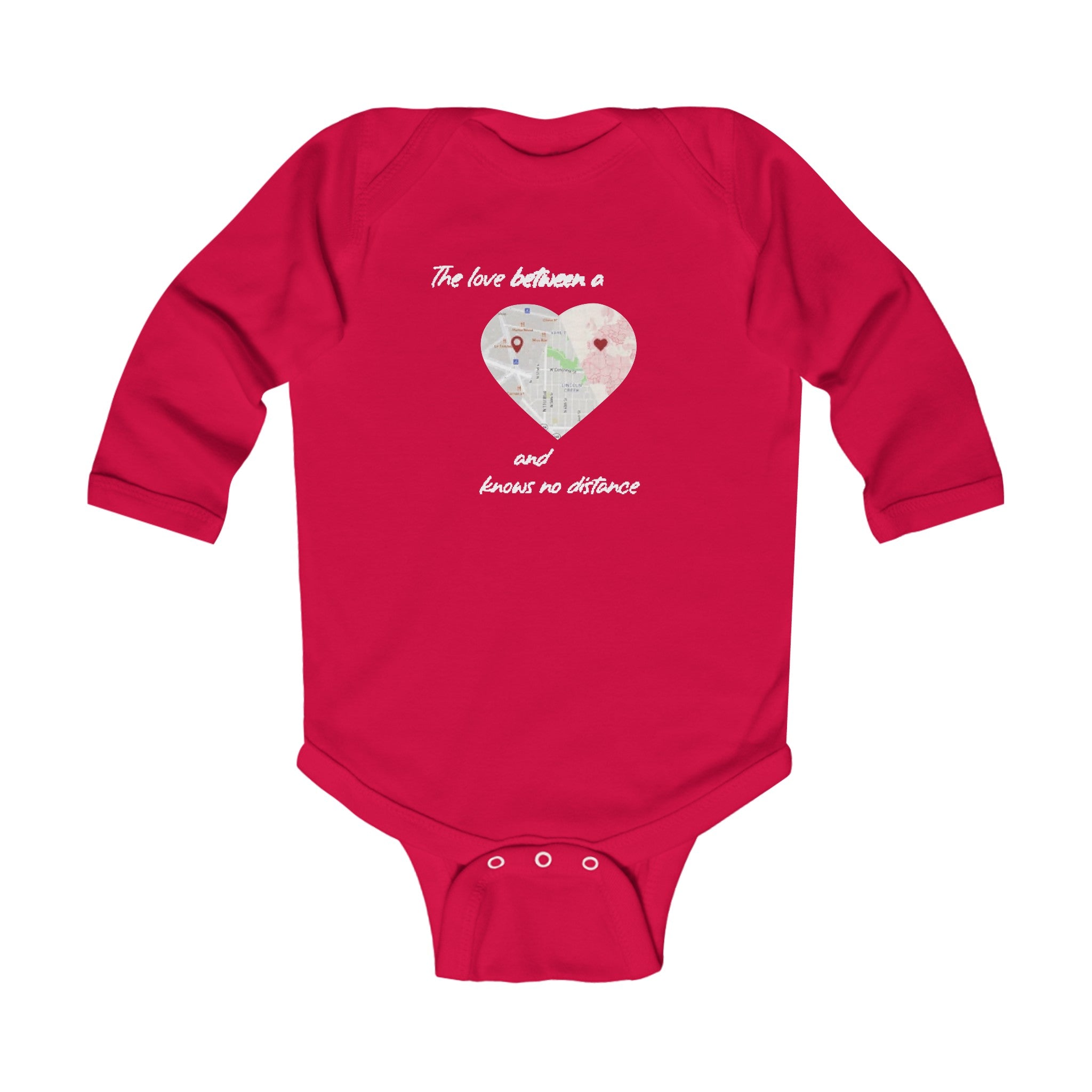 The love between a... |  Infant Long Sleeve Bodysuit
