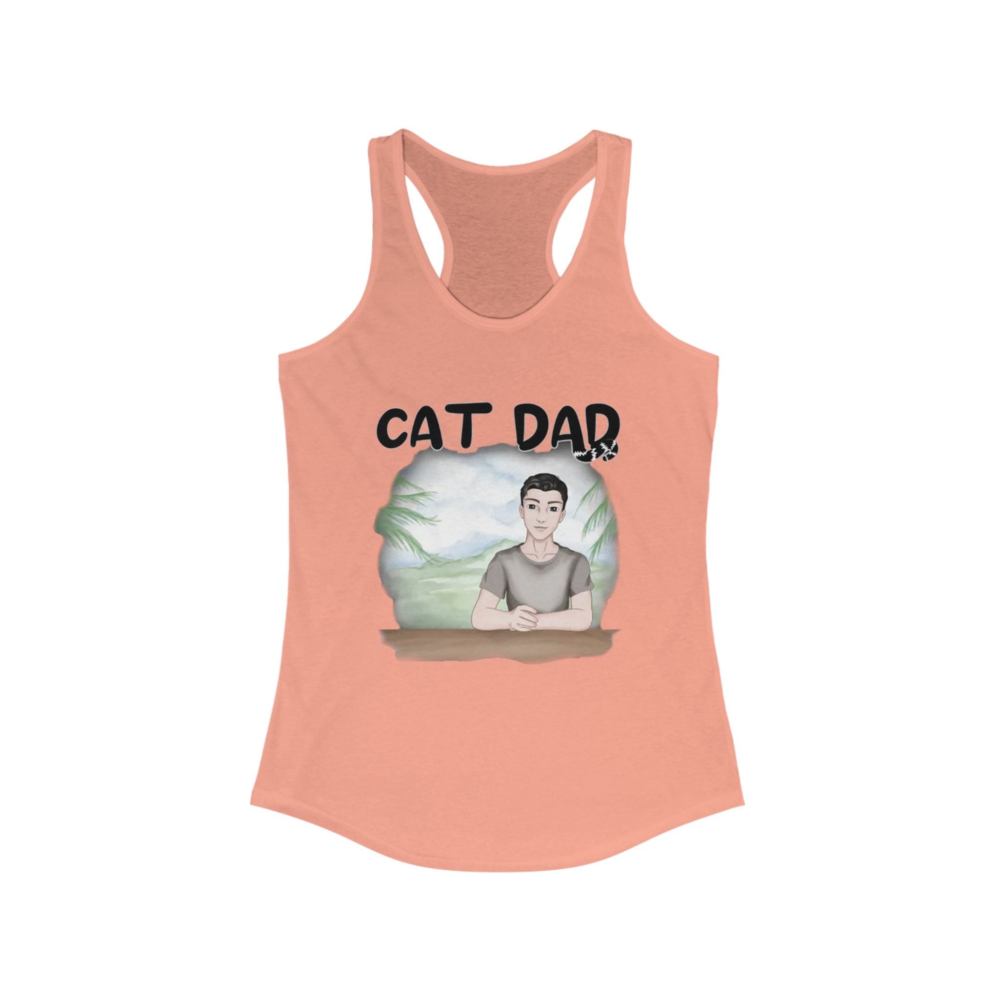 Cat Dad | Women's Ideal Racerback Tank