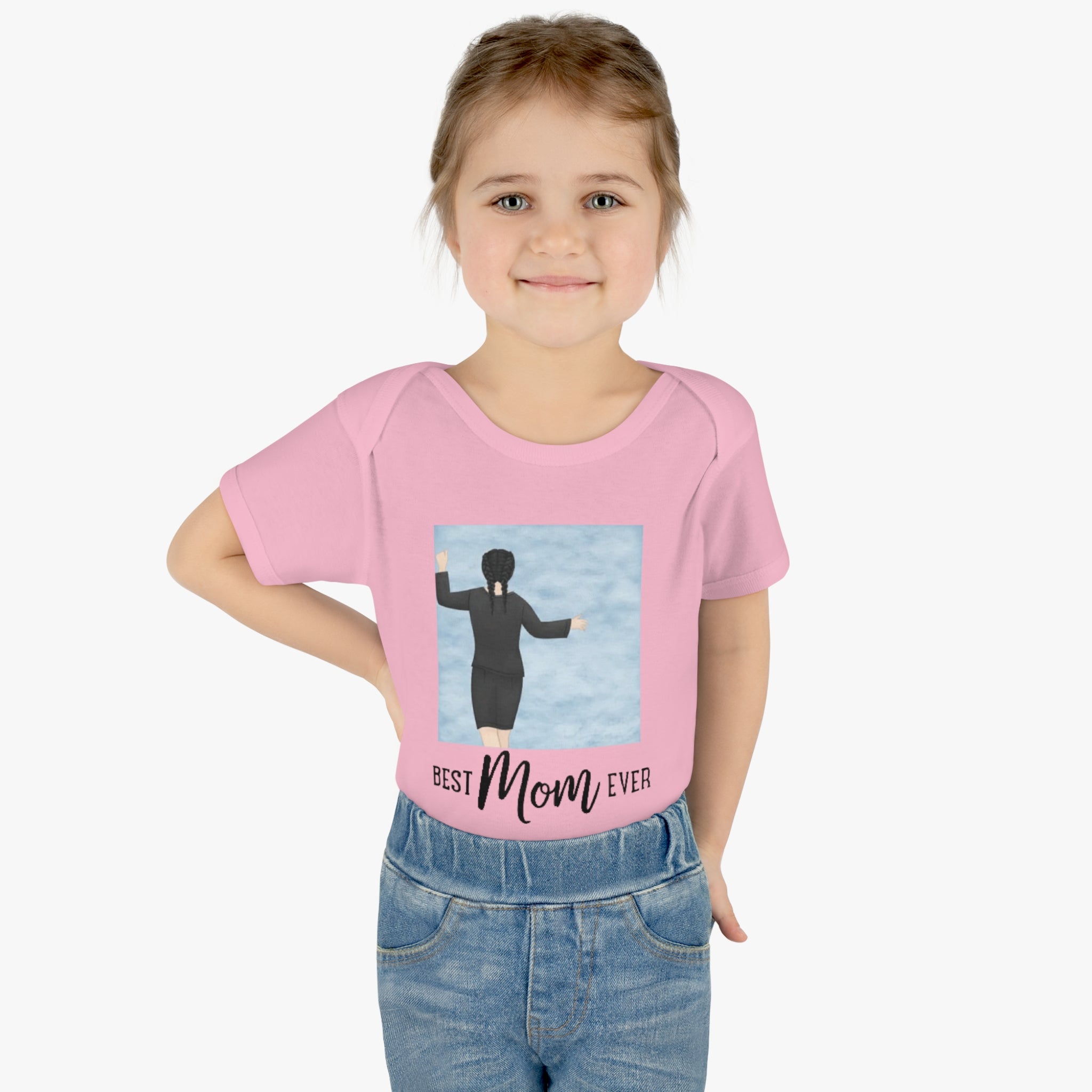 Best MOM ever | Infant Baby Rib Bodysuit