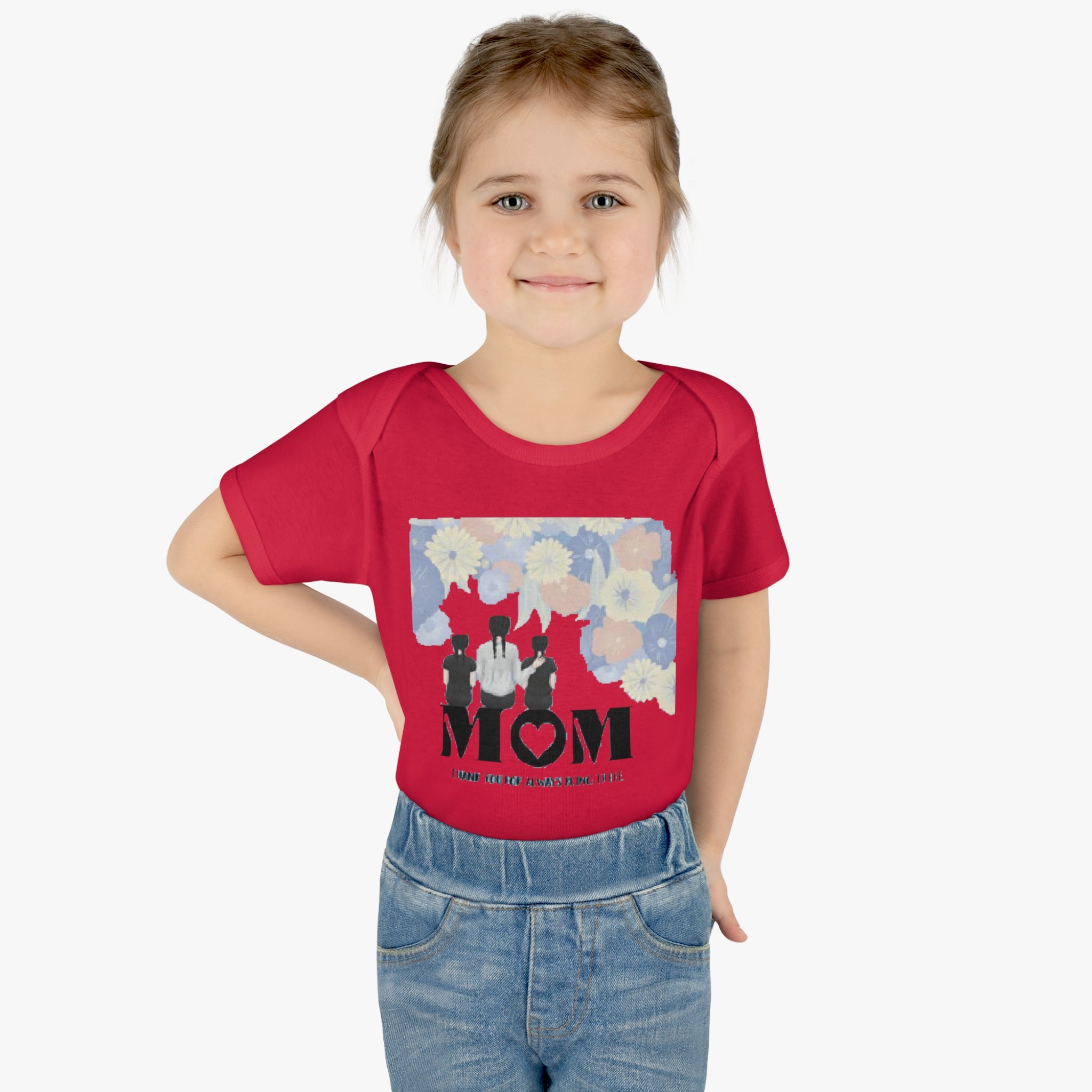 MOM thank you for always being there | Infant Baby Rib Bodysuit