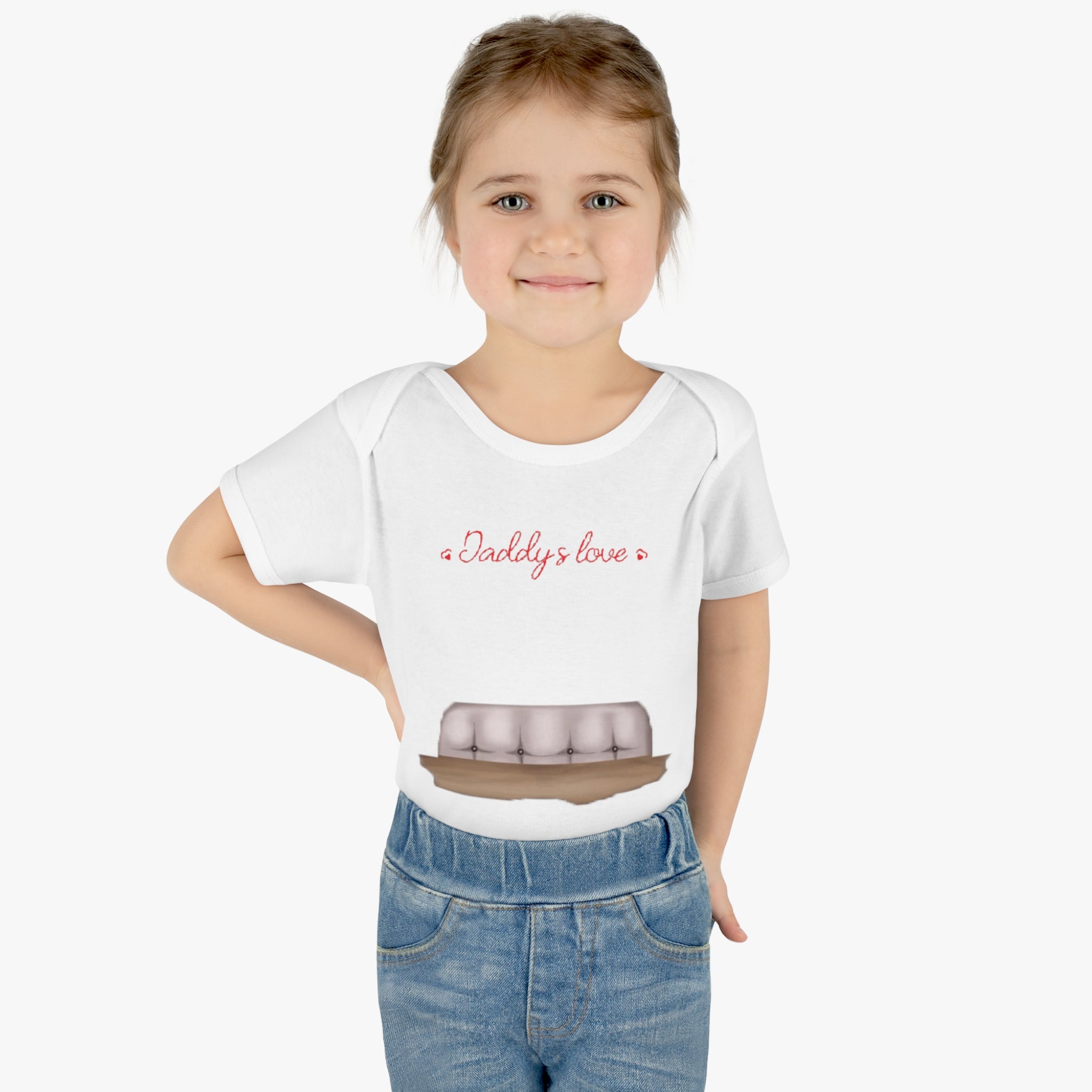 Daddys Love | Infant Baby Rib Bodysuit