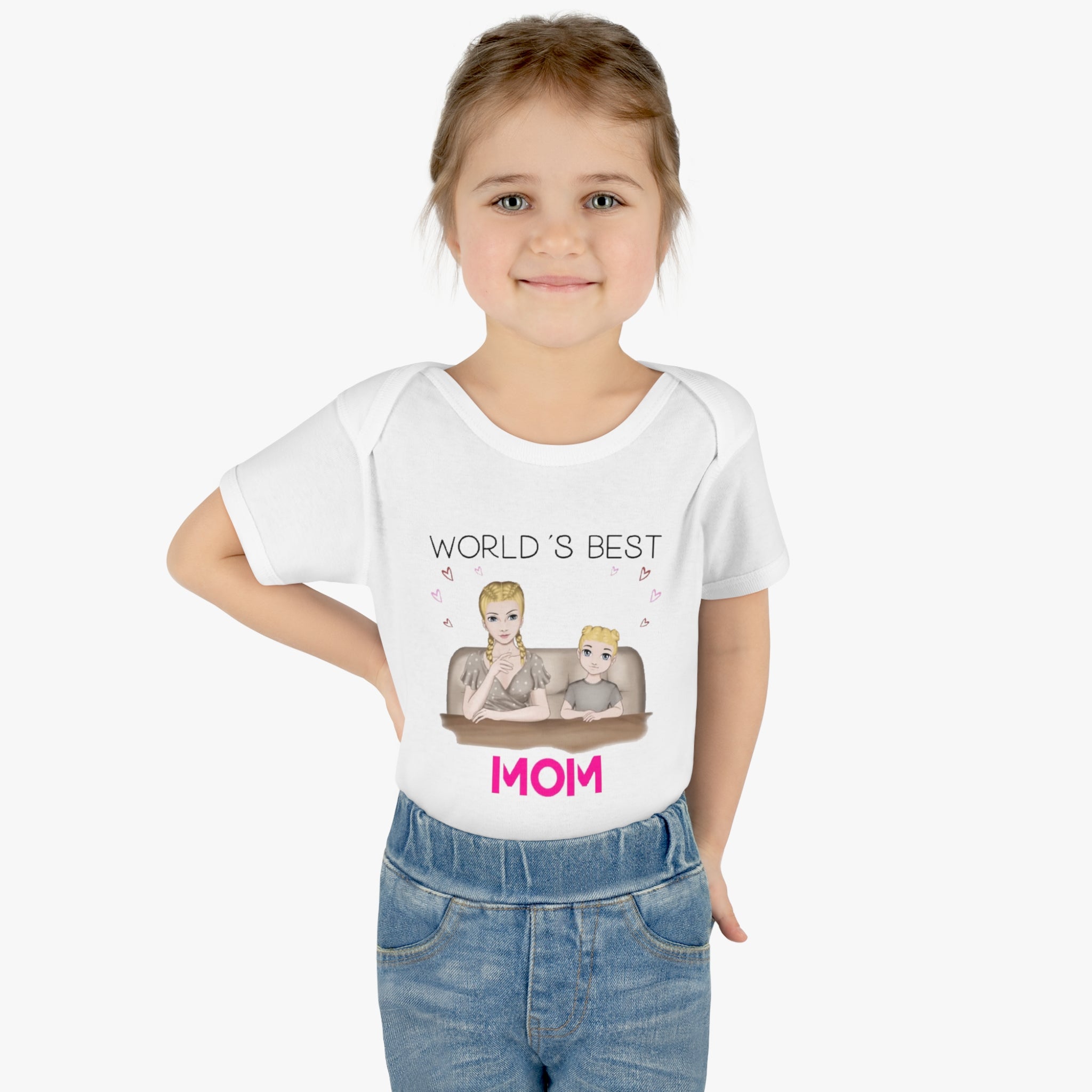 World's Best MOM | Infant Baby Rib Bodysuit