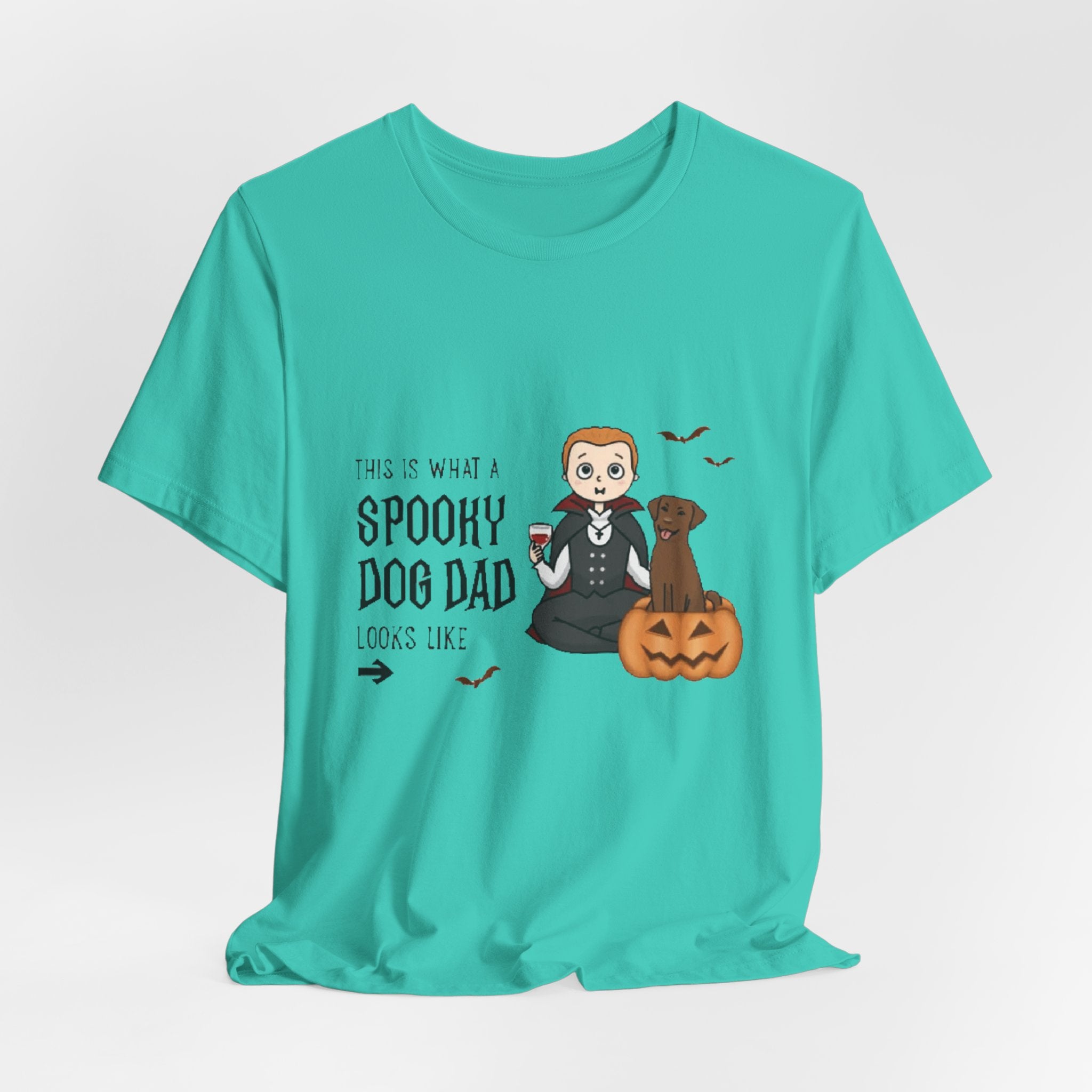 Spooky Dog  Dad | Unisex Tri-Blend Crew Tee